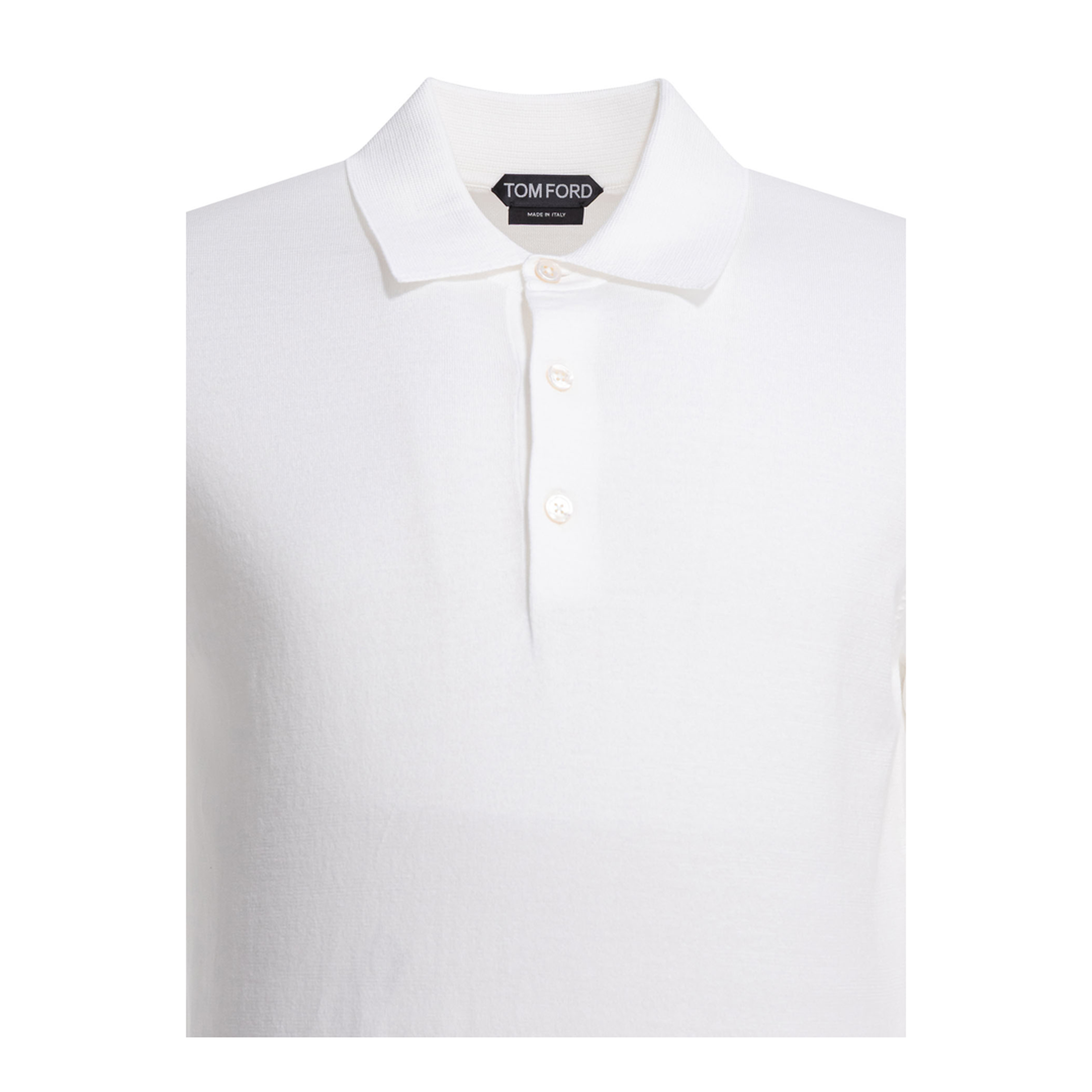 Cotton Knit Polo Shirt - Image 3