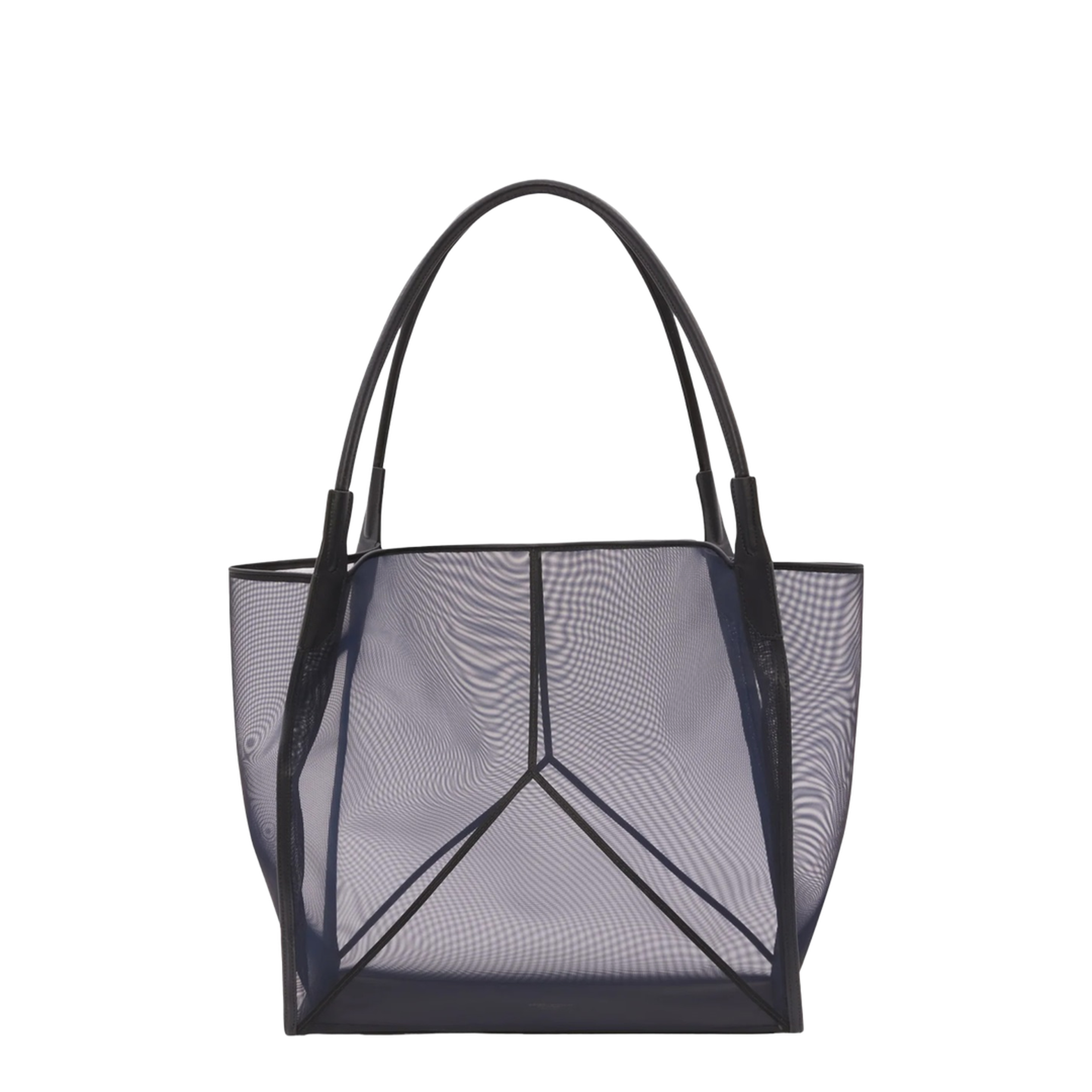 Large Polyamide Mesh Tote - Navy - Image 2