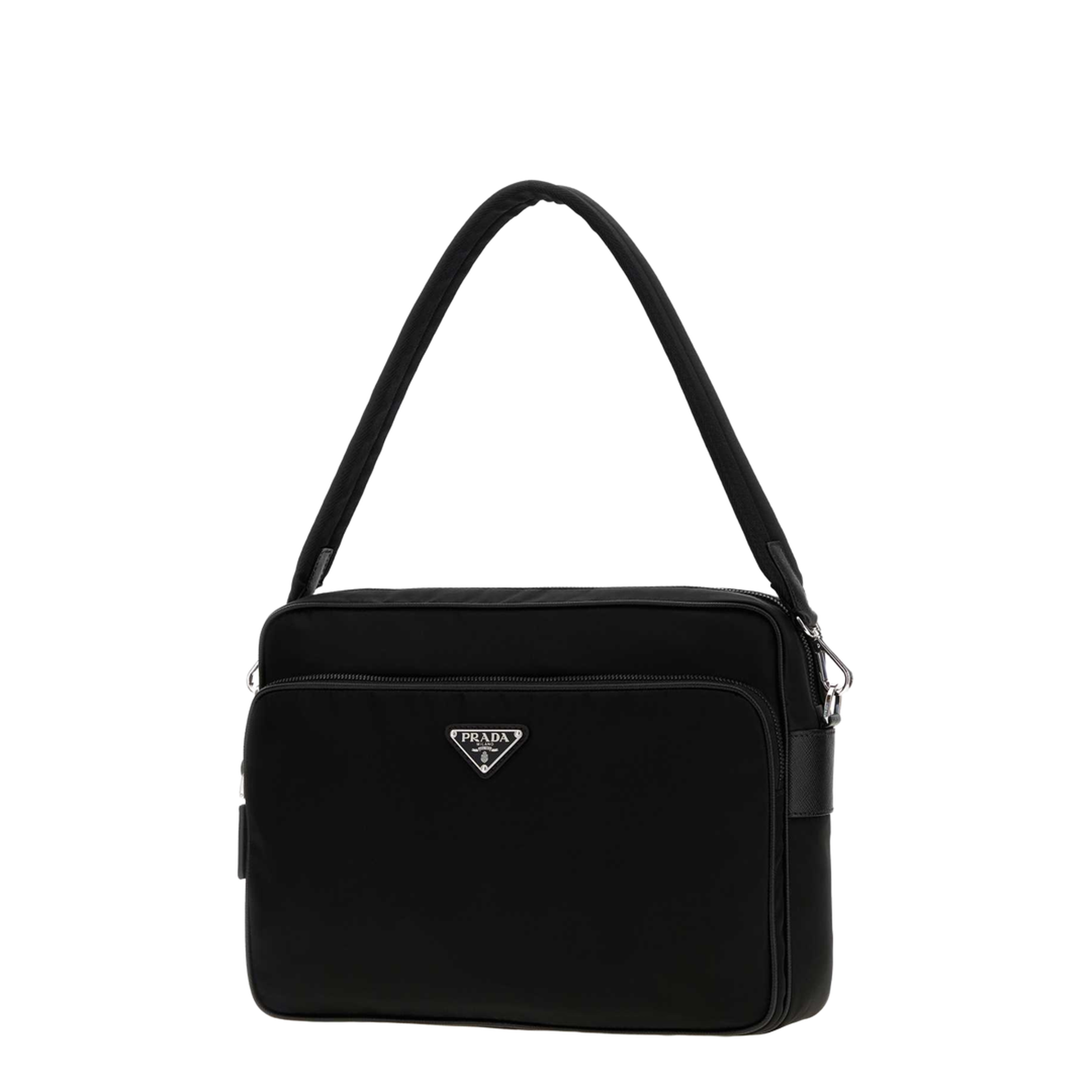 Medium Re-Nylon Shoulder Bags - Nero - Image 2