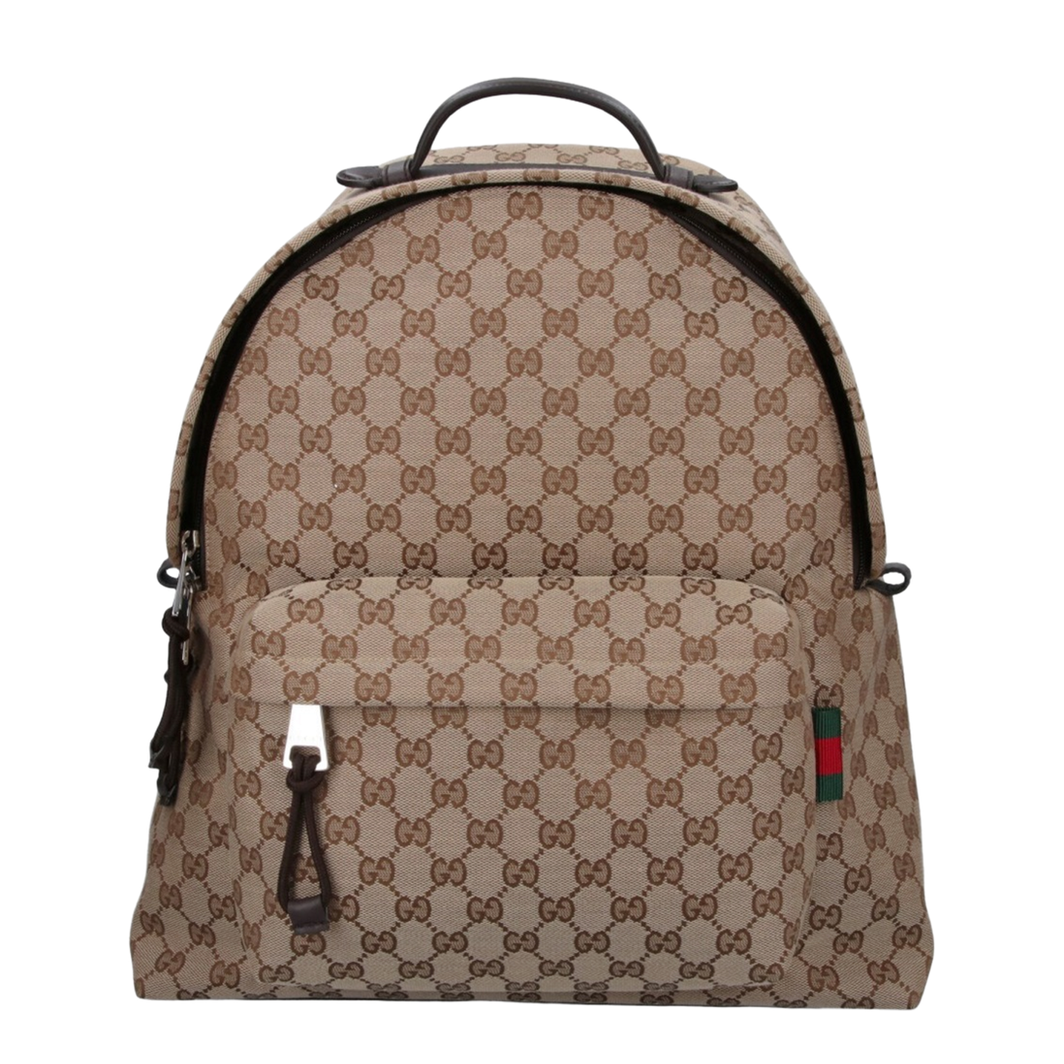 GG Canvas Medium Canvas Backpack - Beige - Image 1