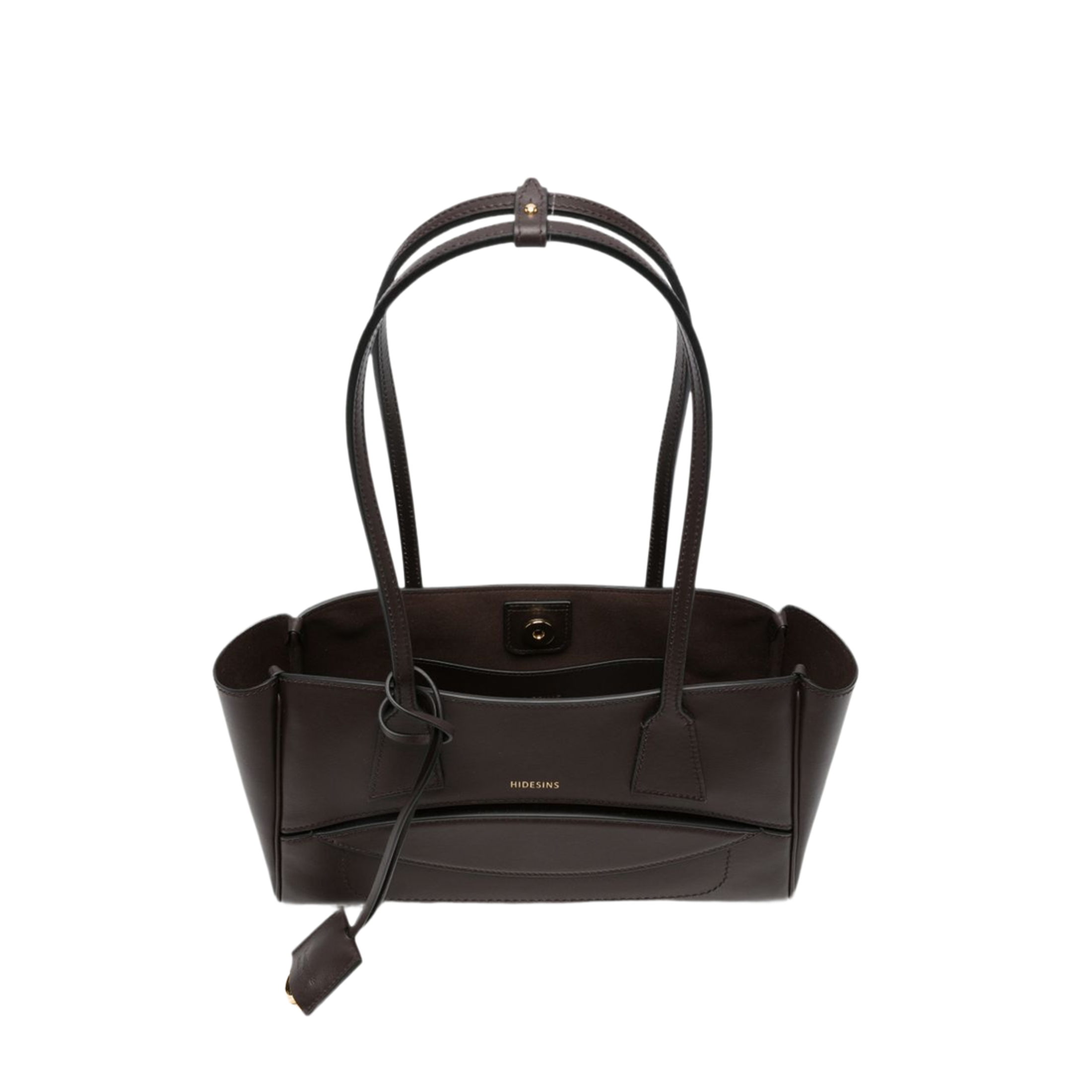 Calf Leather Tote - Brown - Image 3