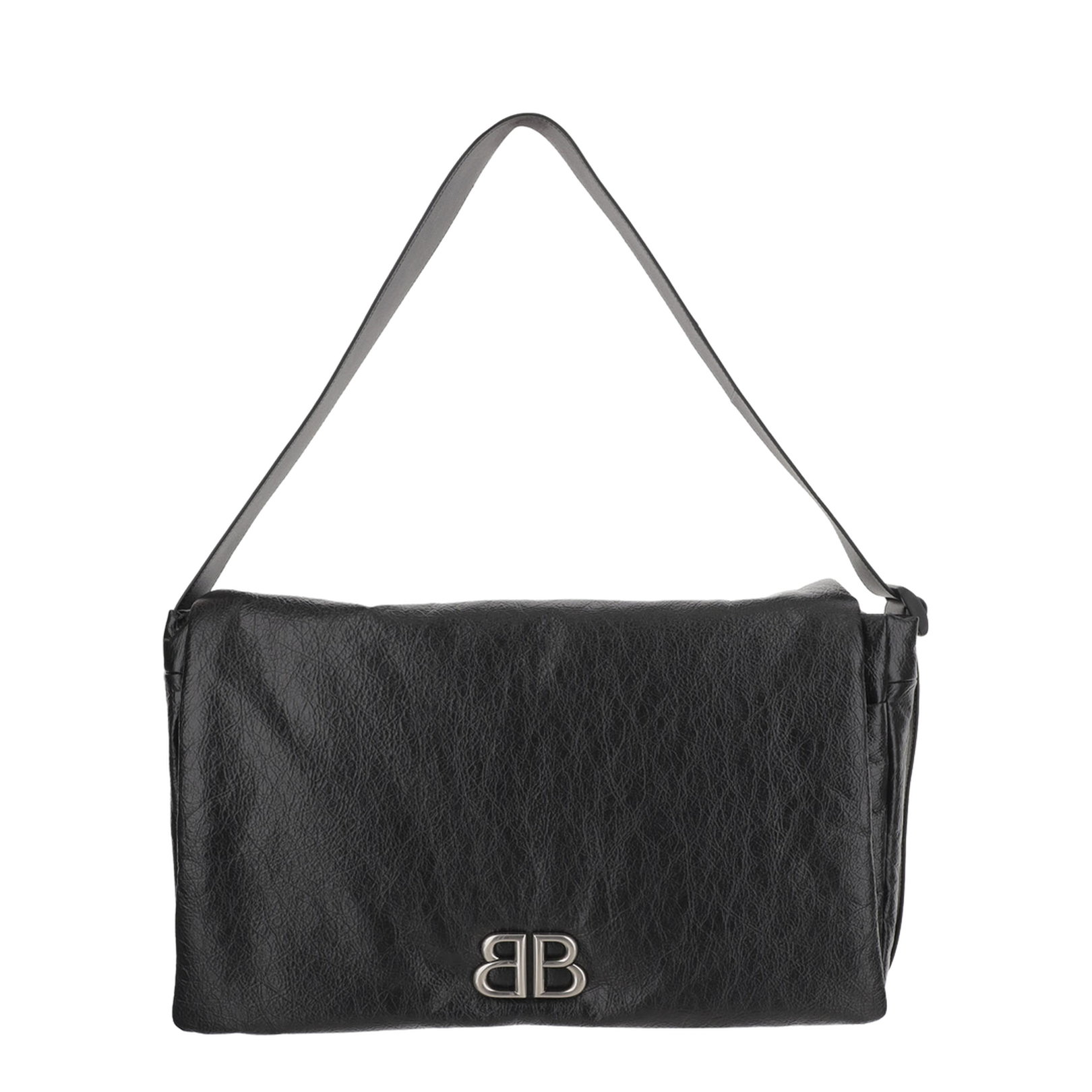 Medium Monaco Crossbody Bag in Black - Image 1