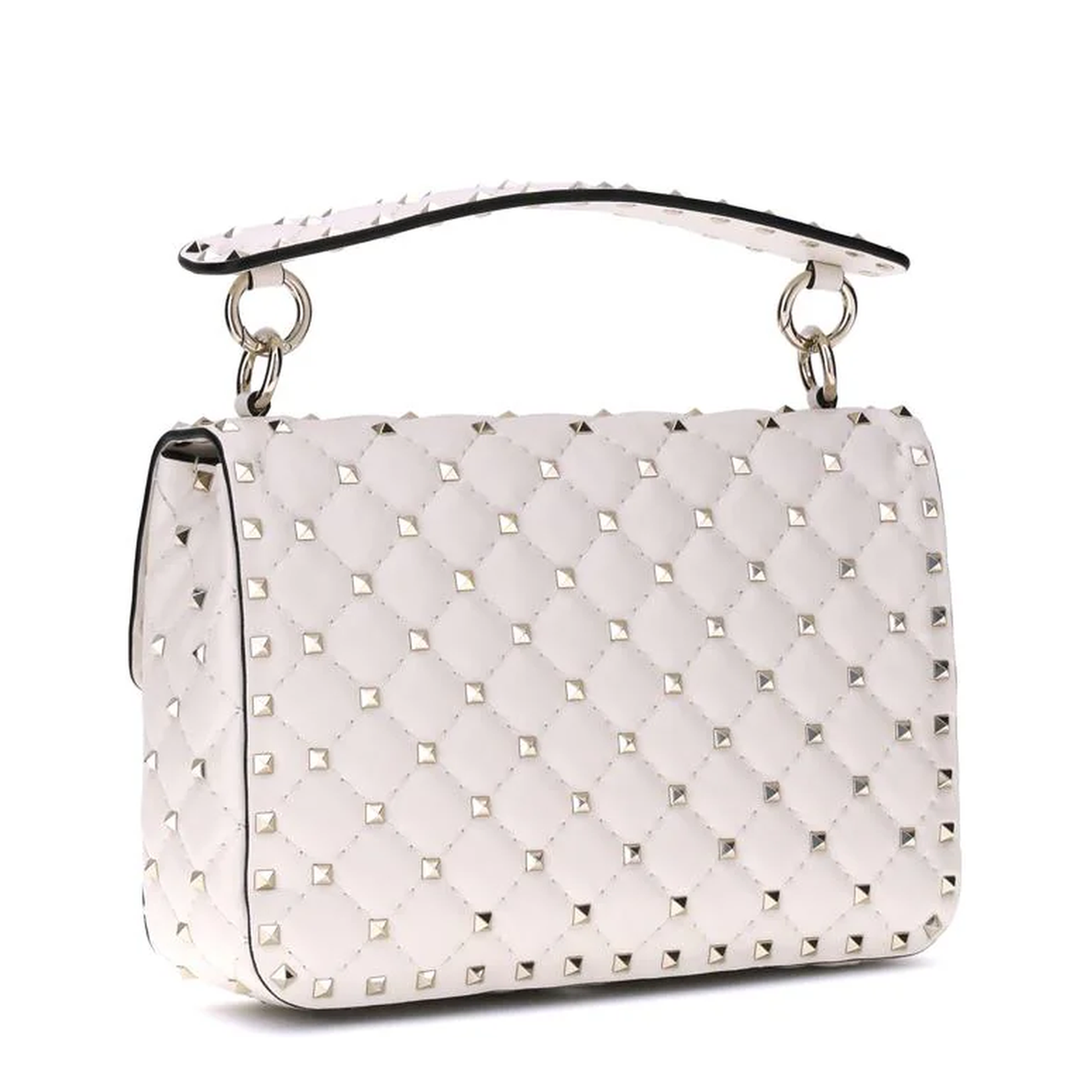 Medium Rockstud Spike Shoulder Bag - Image 3