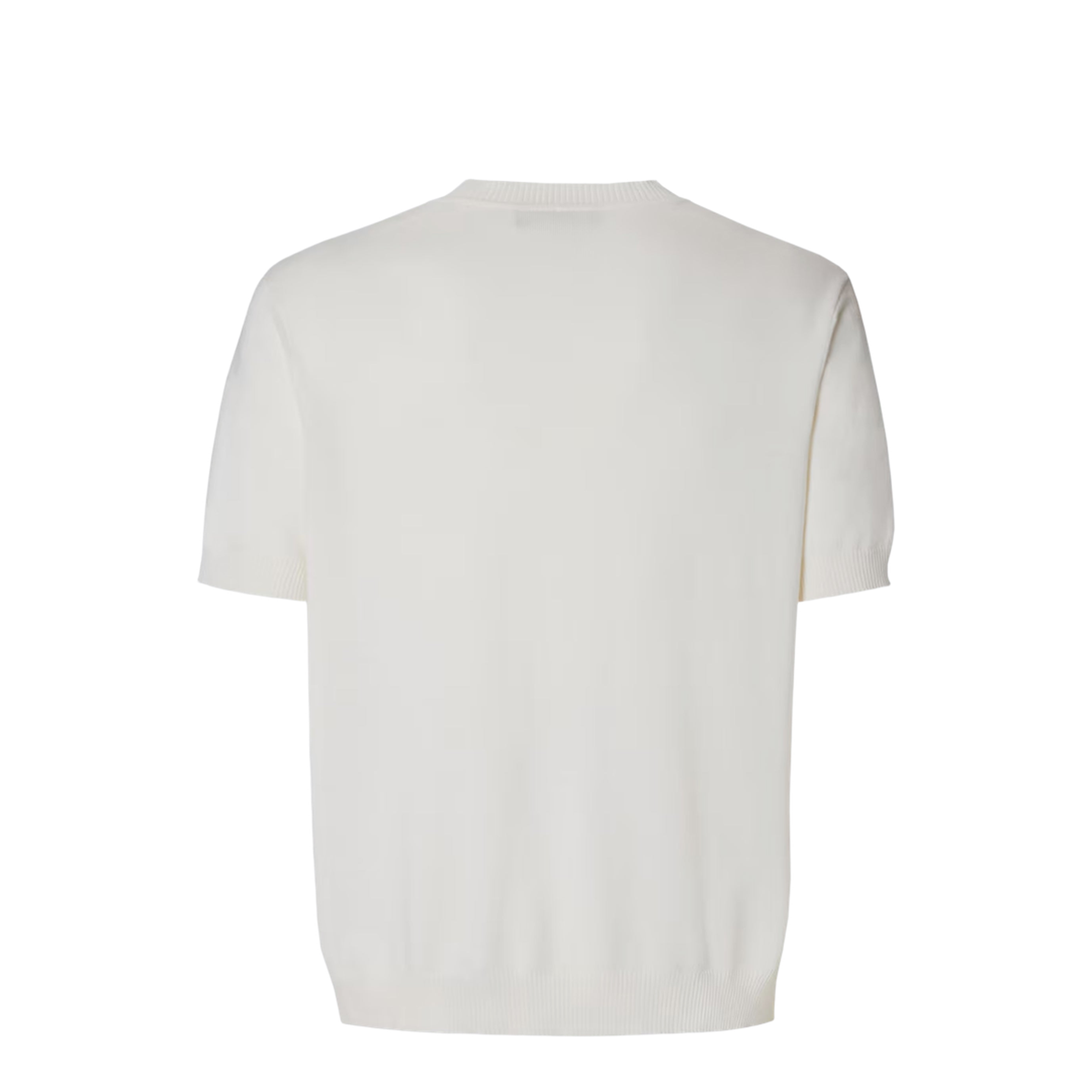 White Cotton and Cashmere Jumper - Image 2