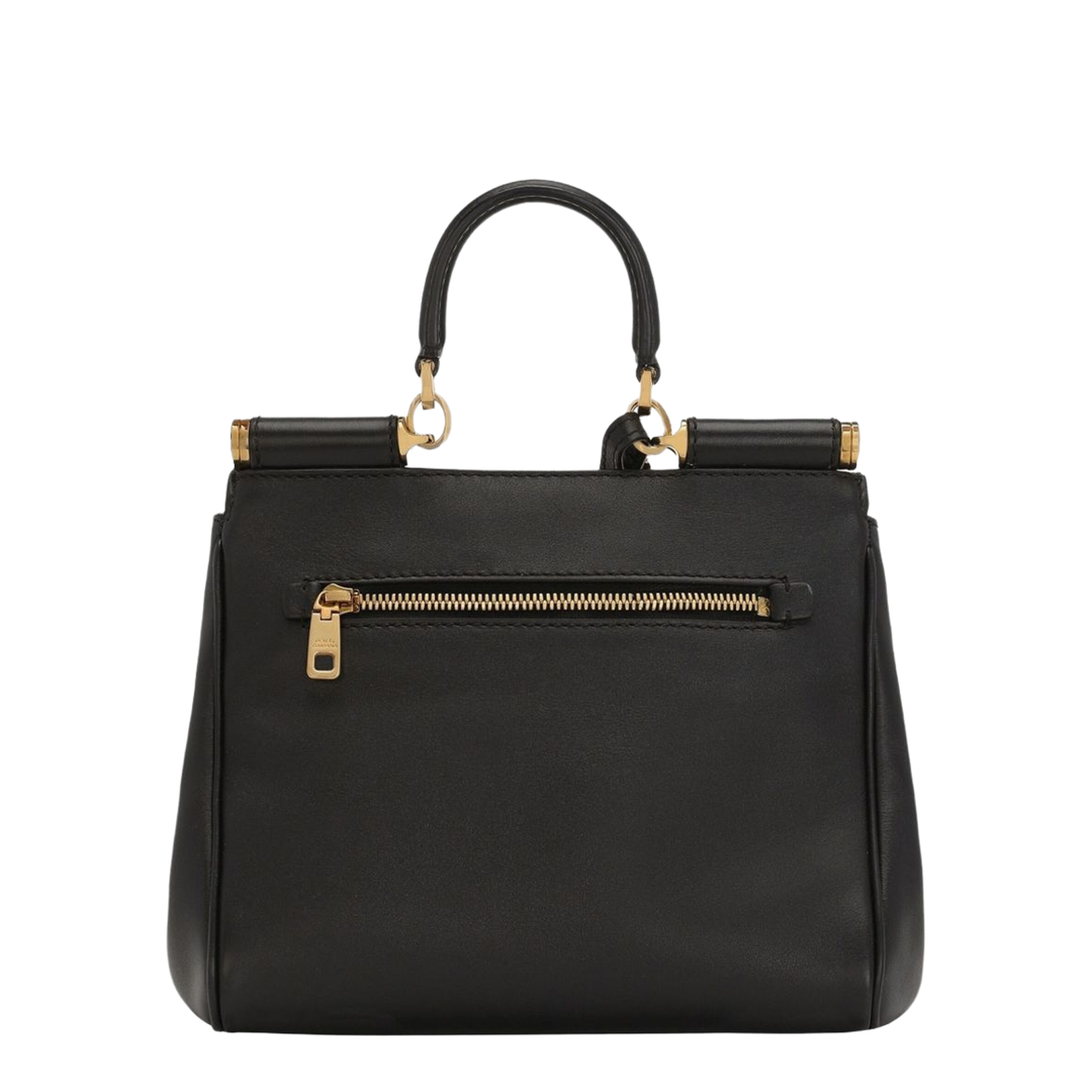 My Sicily handbag in plongé calfskin in Black - Image 2