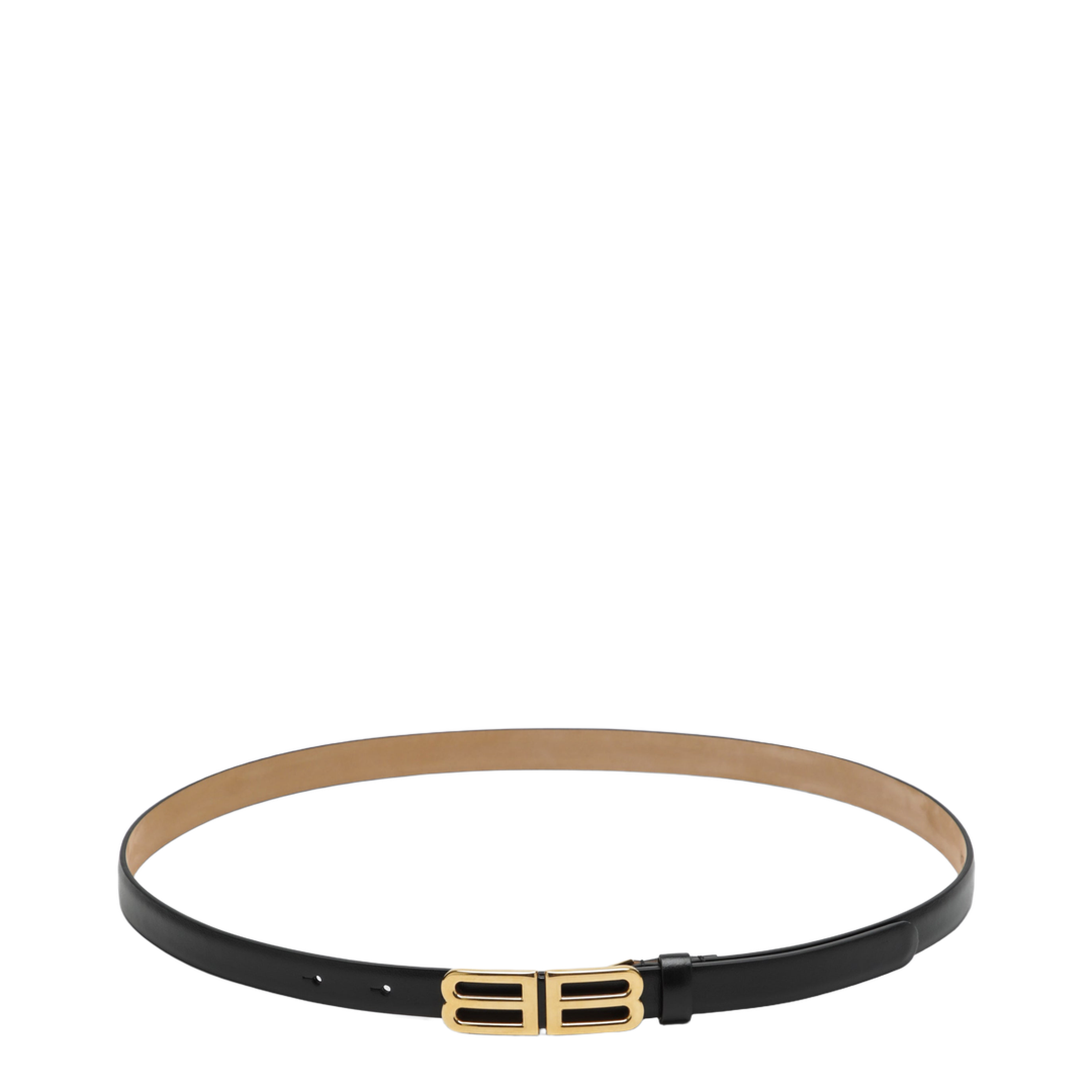 Bolero BB Calfskin Leather Belt in Black - Image 1