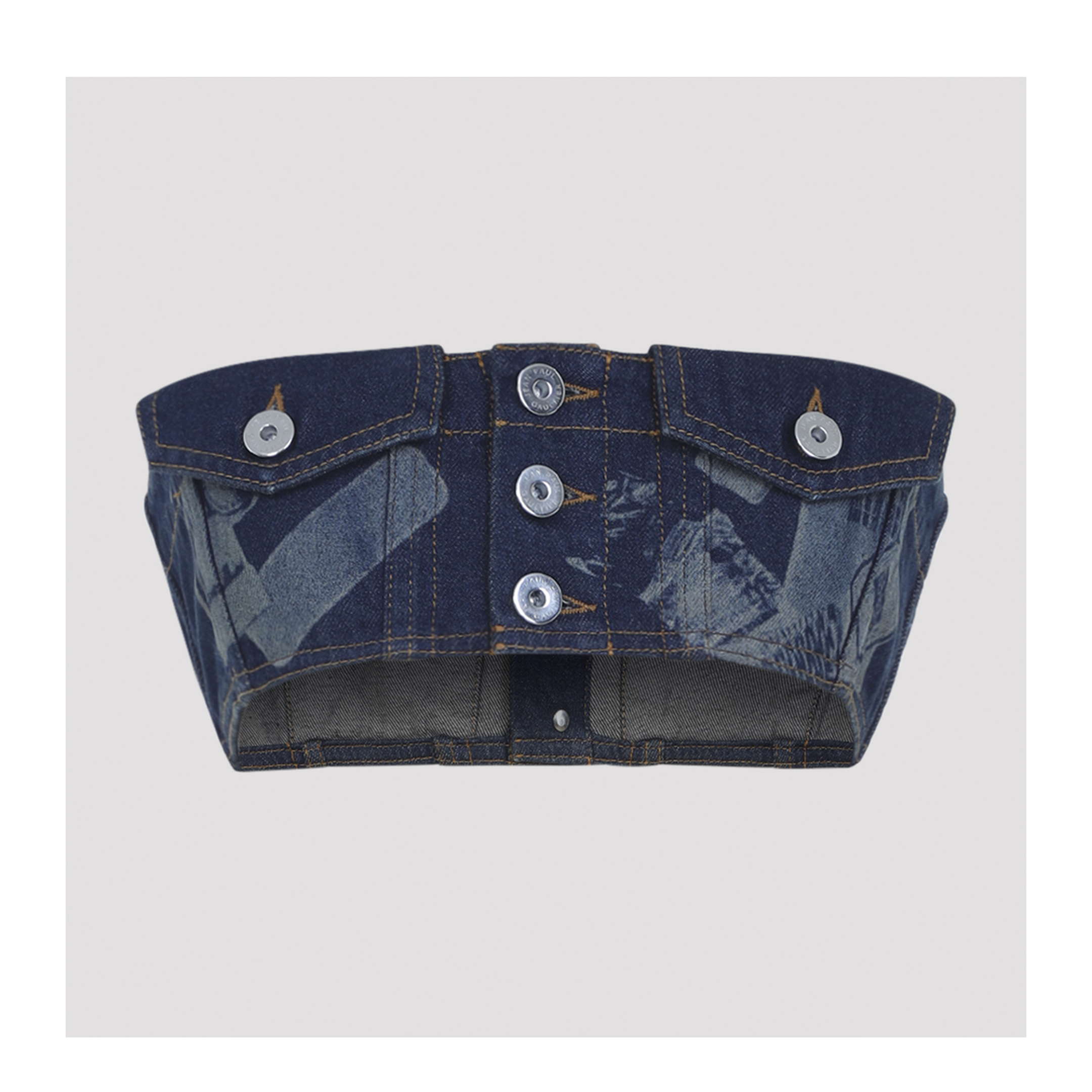 Denim Bra Top - Image 3