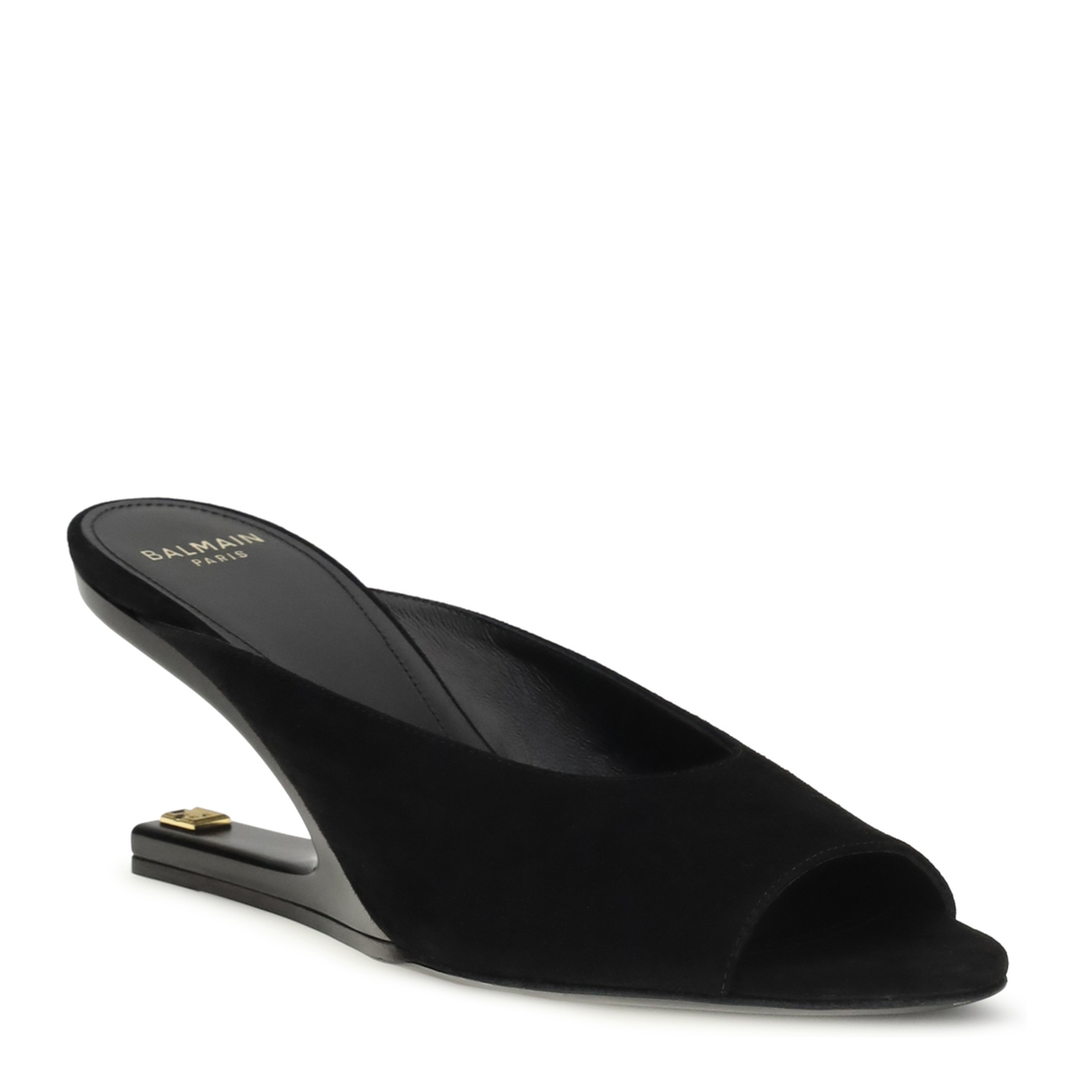 Suede Open-Toe Mules - Image 2