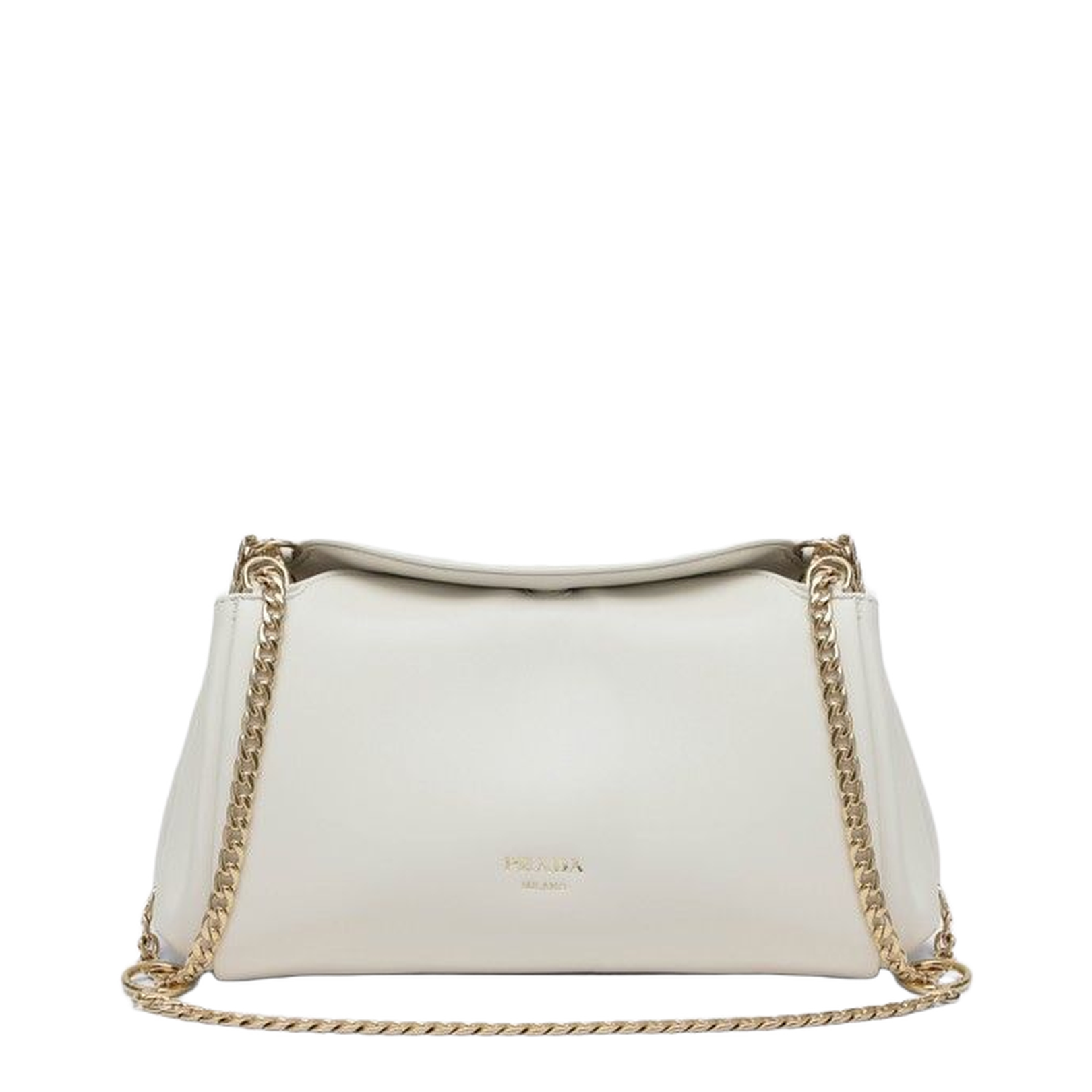 White Nappa Leather Handbag - Image 1