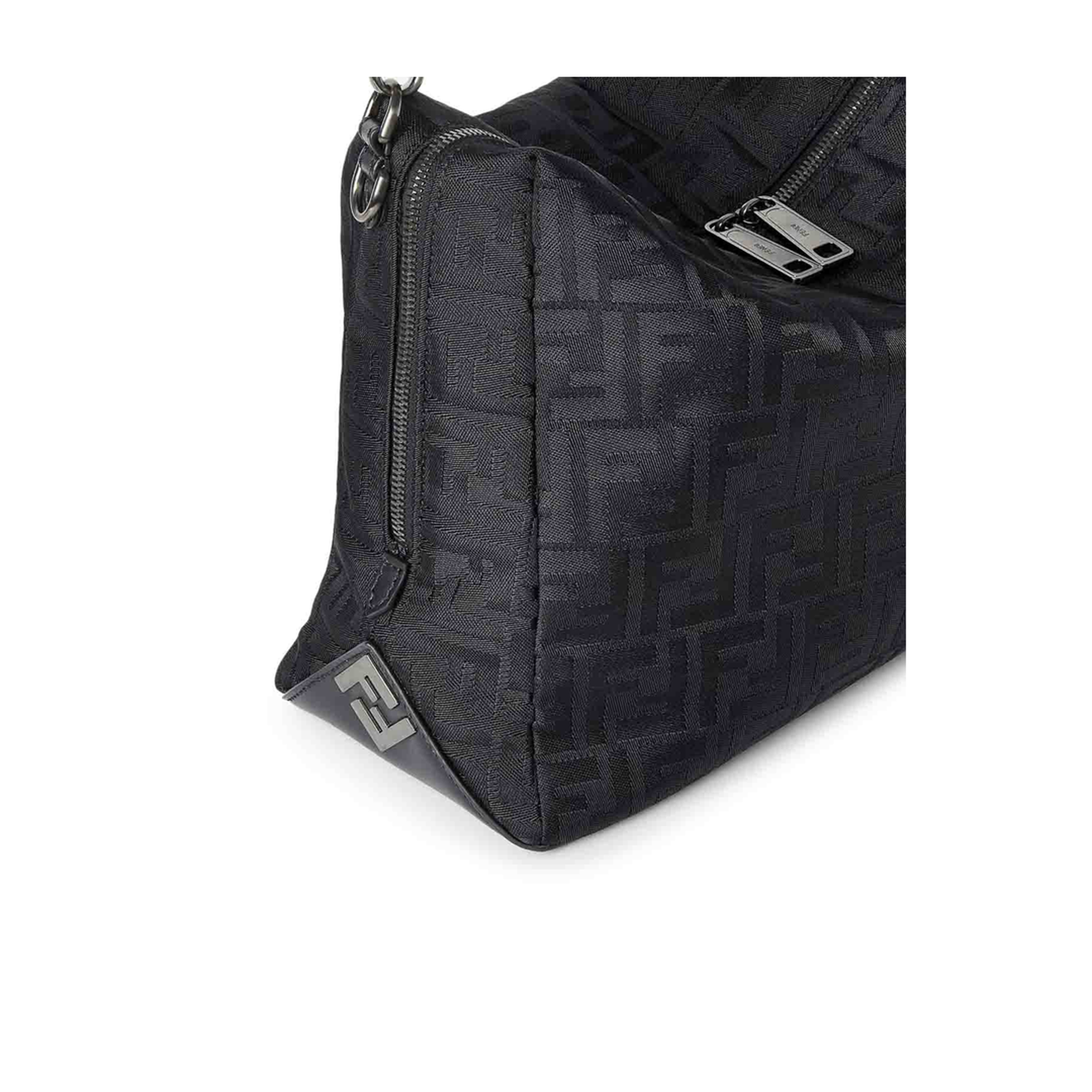 Large Fabric Black Bag - Image 5