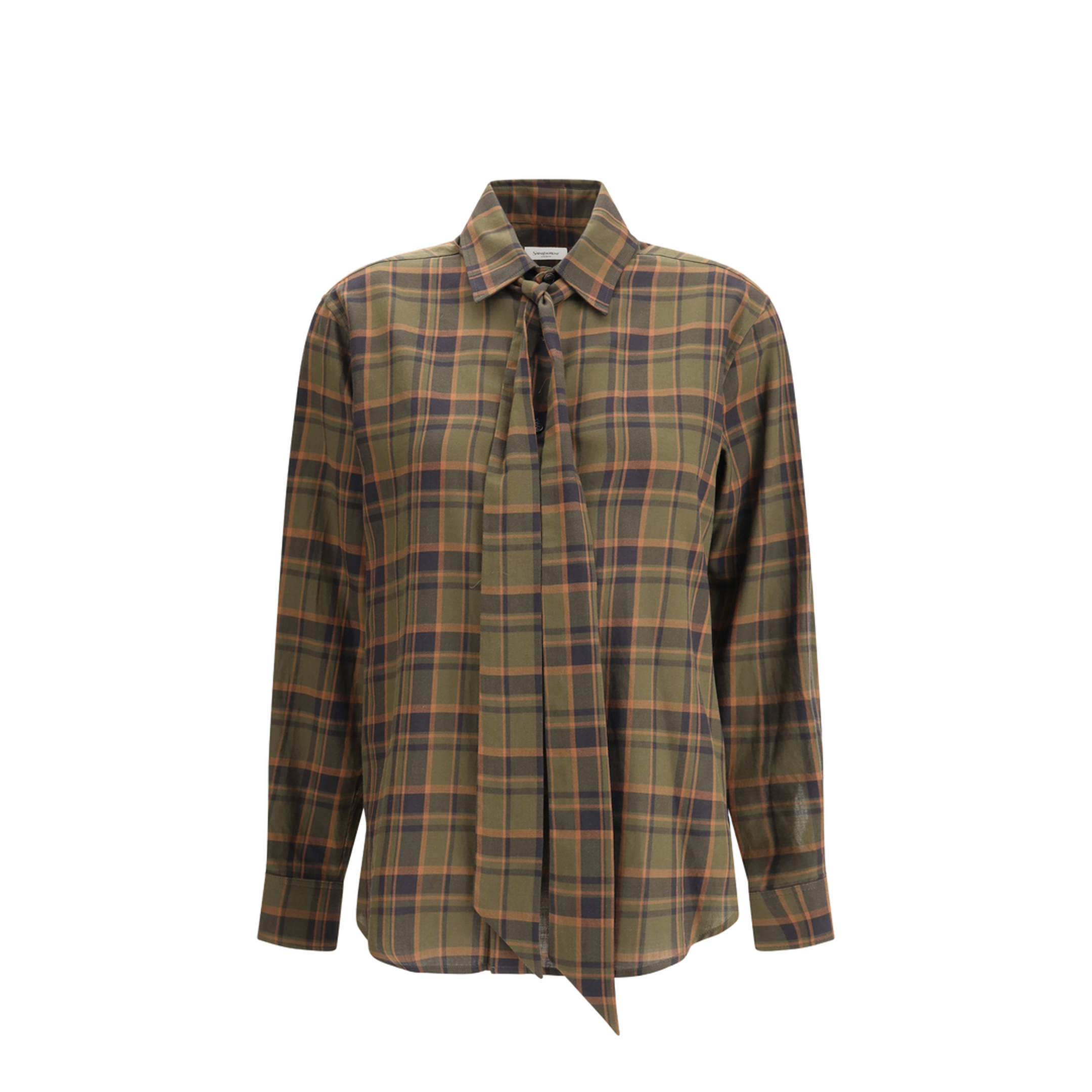 Cassandre Check Lavallière Shirt - Image 1