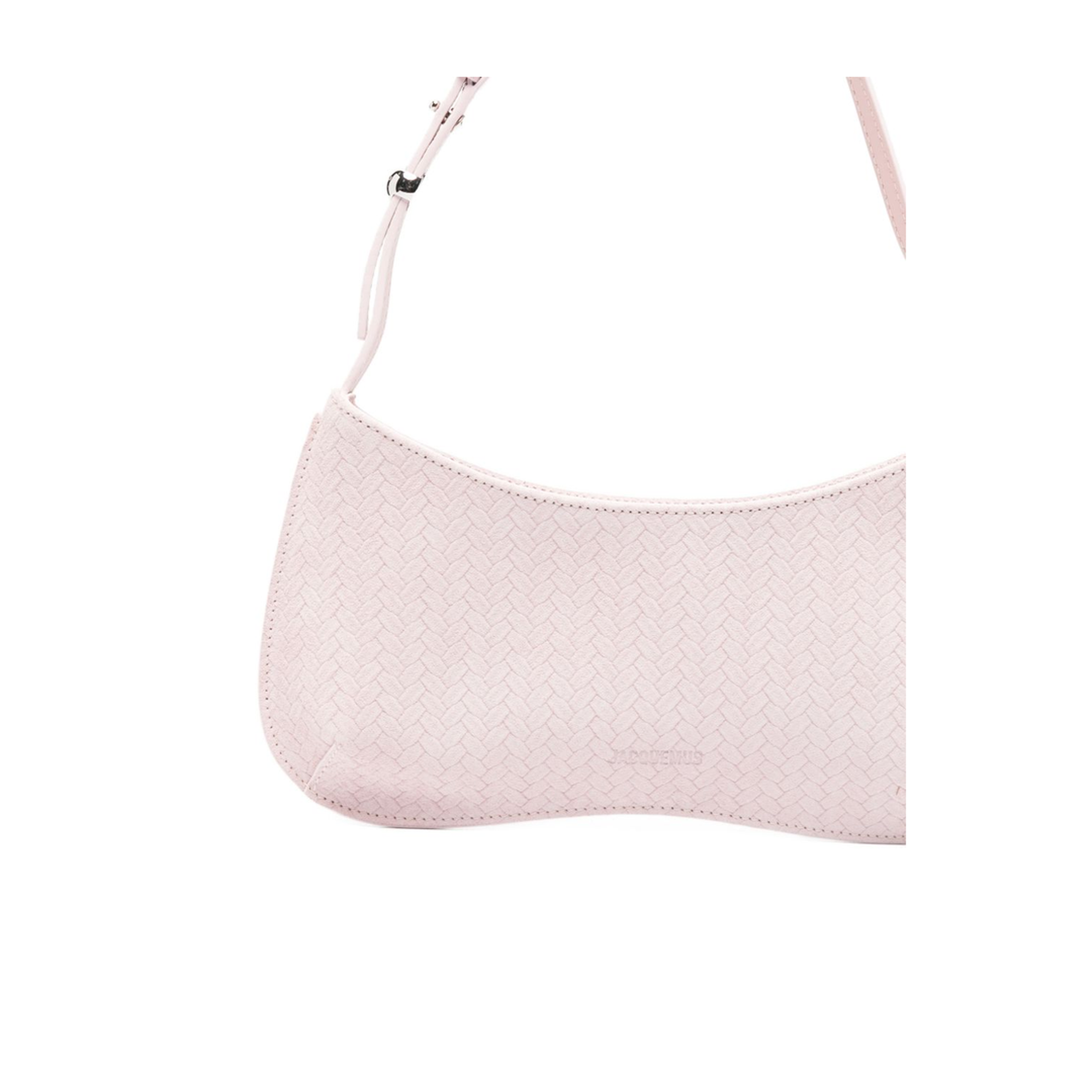 Le Bisou Calf Leather Shoulder Bag - Light Pink - Image 3