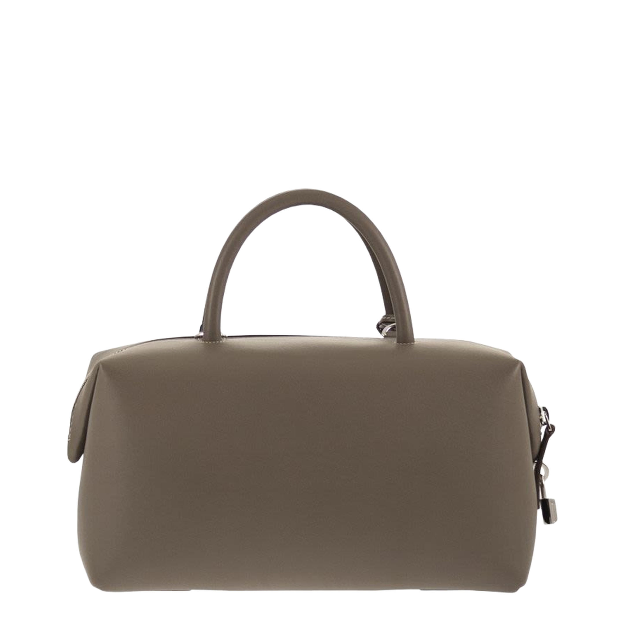 Holdallm Medium Calfskin Top-Handle Bag - Mud - Image 2