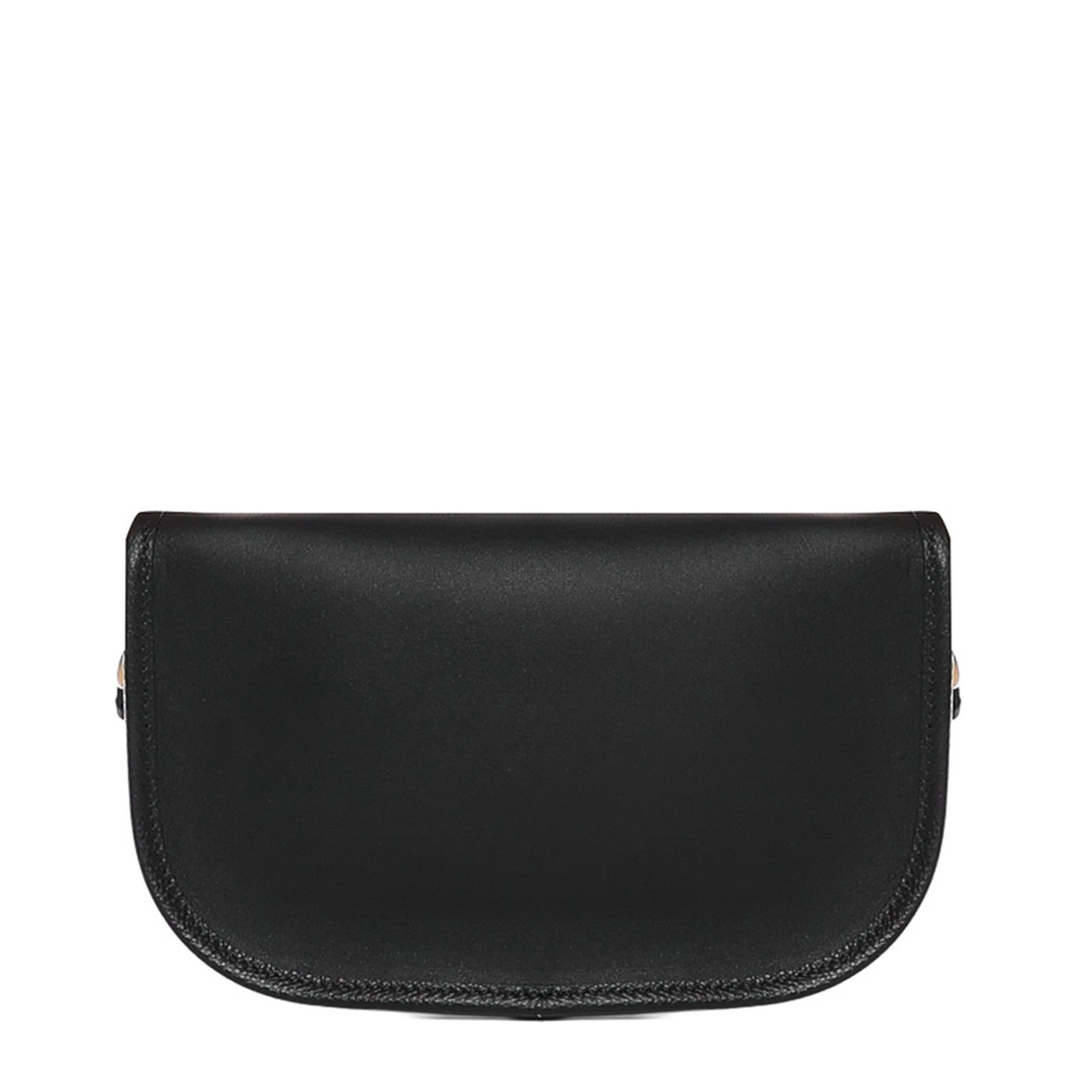 Antibes Small Calfskin Shoulder Bag - Black - Image 3