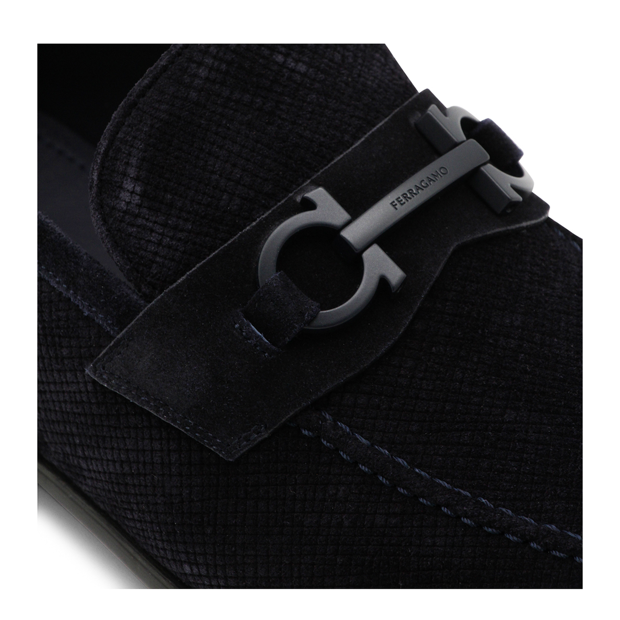 Navy Leather Loafers - Image 7