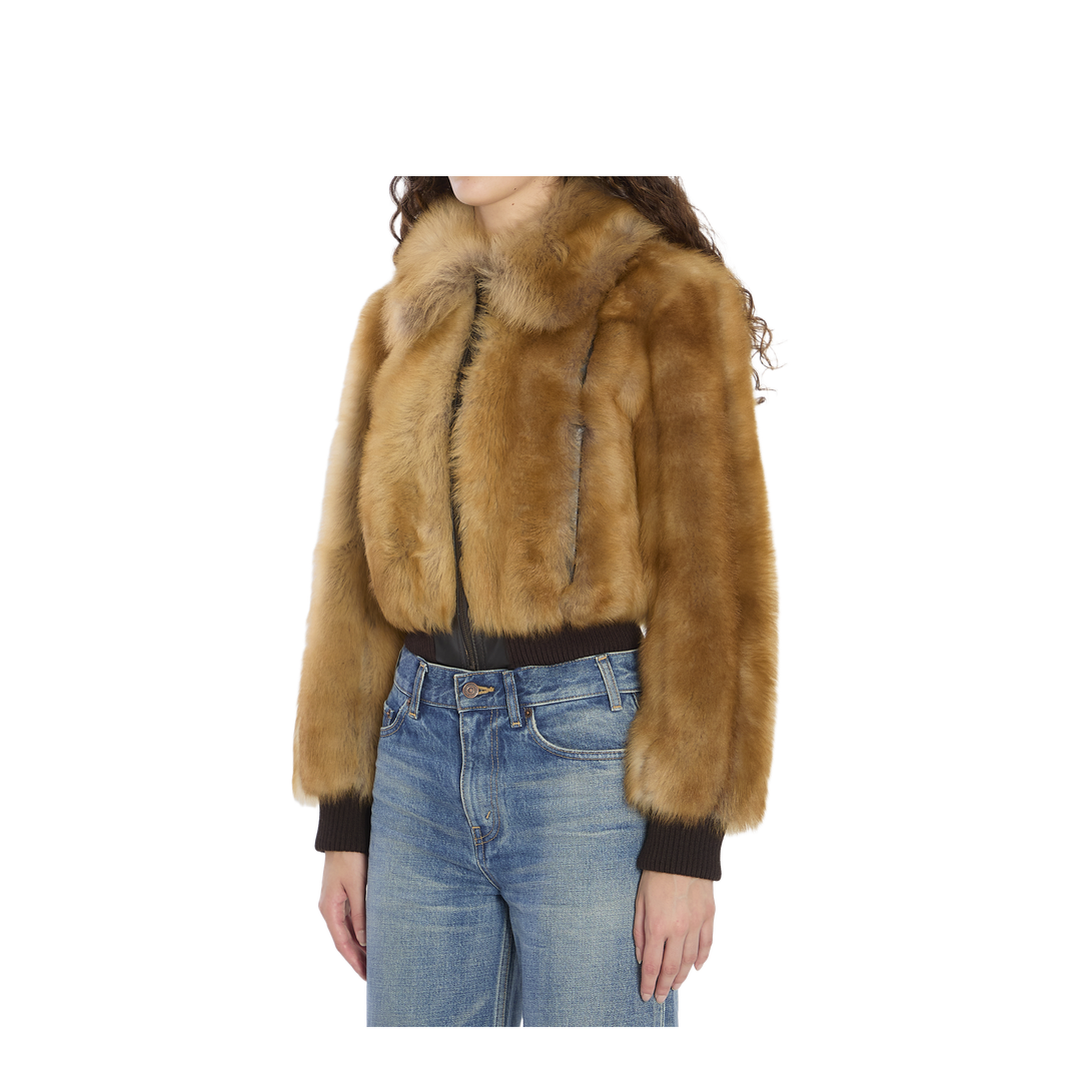 Bomber Jacket in Shearling - Image 2