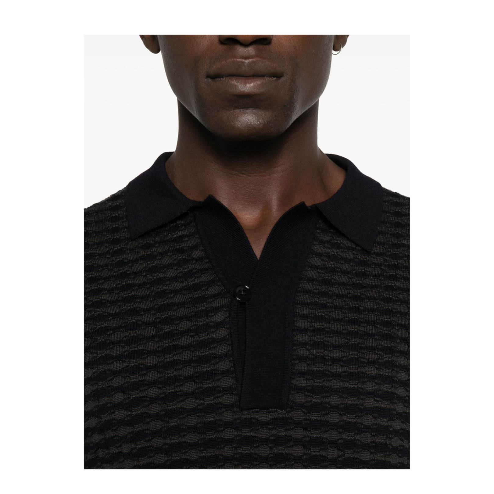 Icon Virgin-Wool Jumper with Polo-Shirt Collar - Image 3