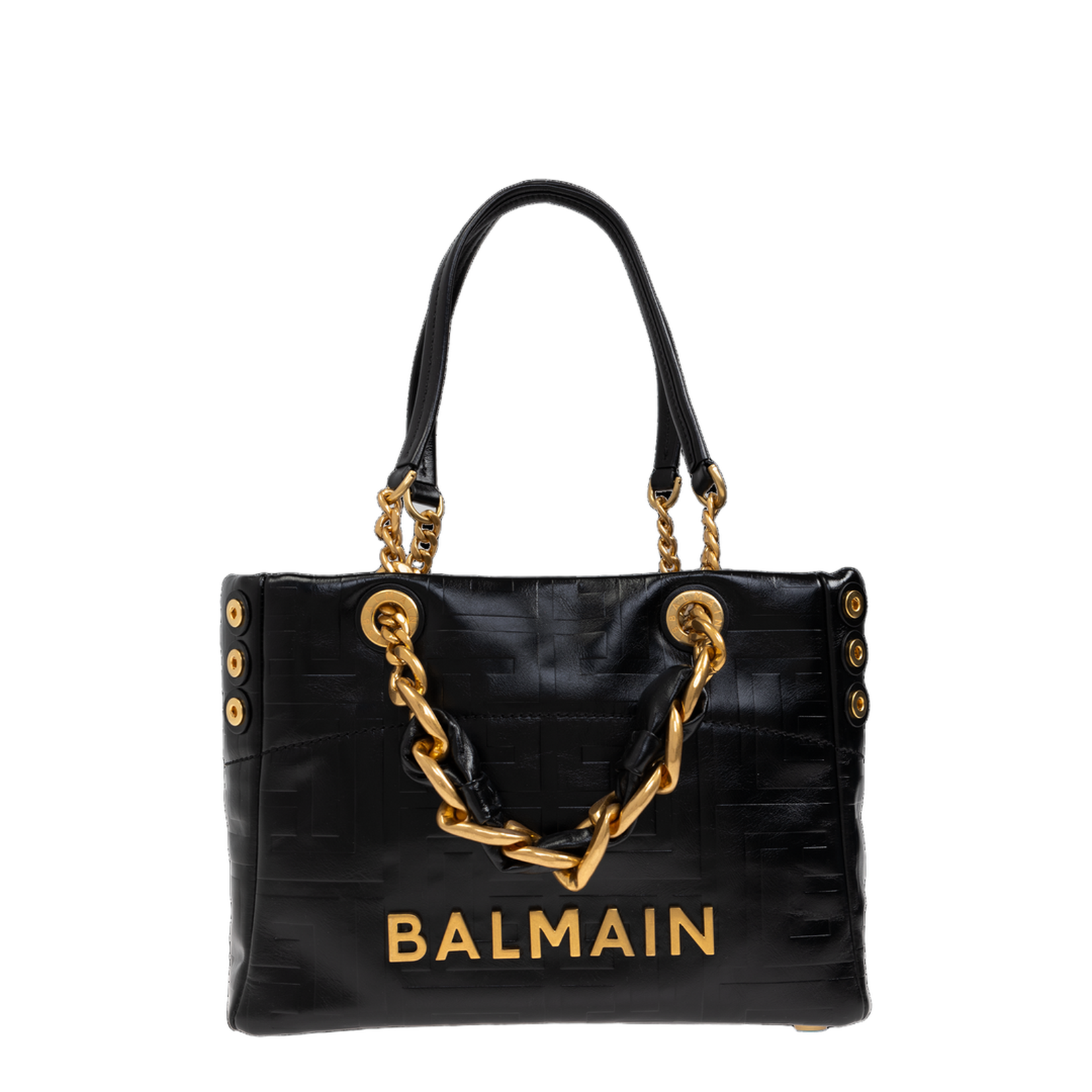 1945 Soft Small Calfskin Tote - Black - Image 1