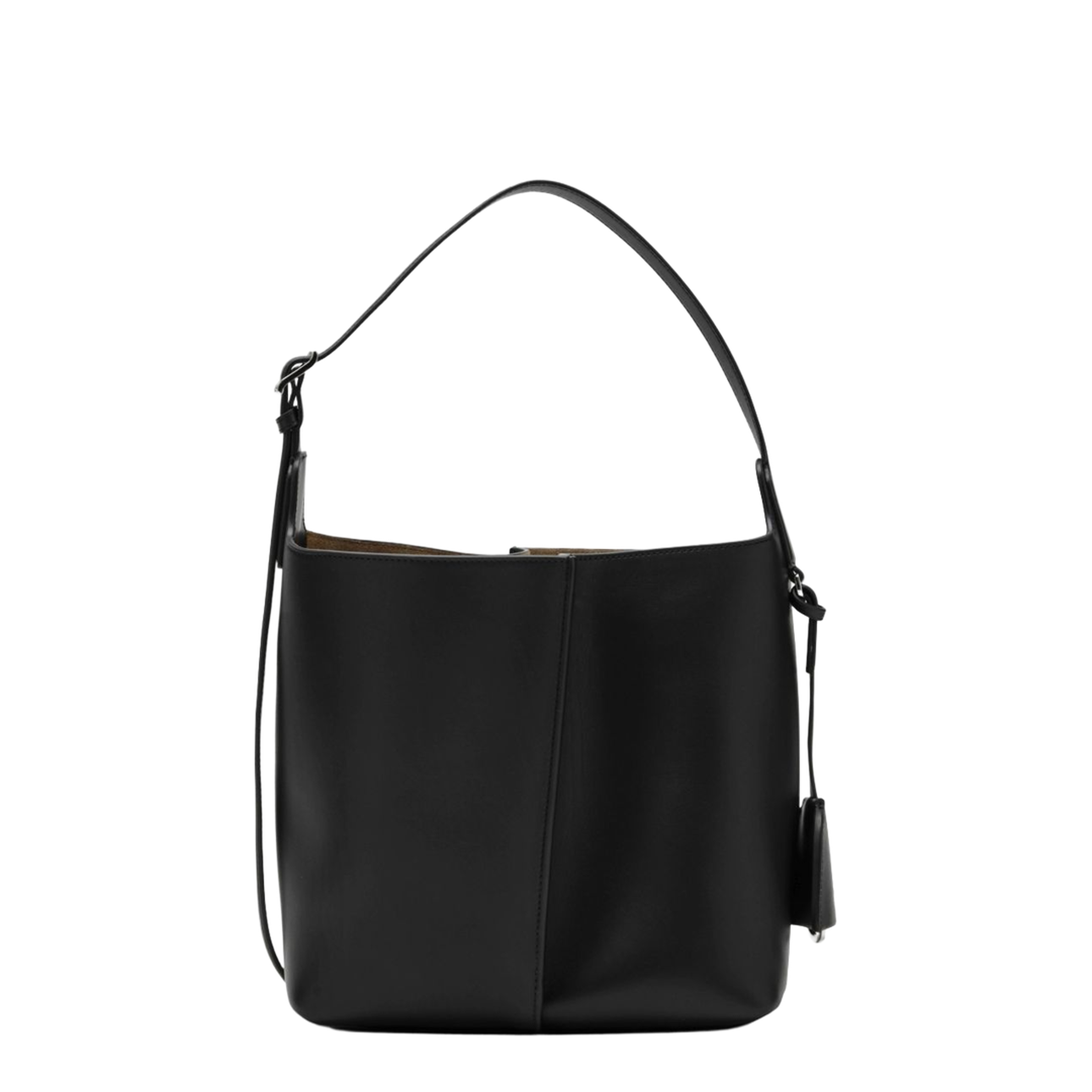 Loop Hobo Medium Calfskin Hobo - Black - Image 5