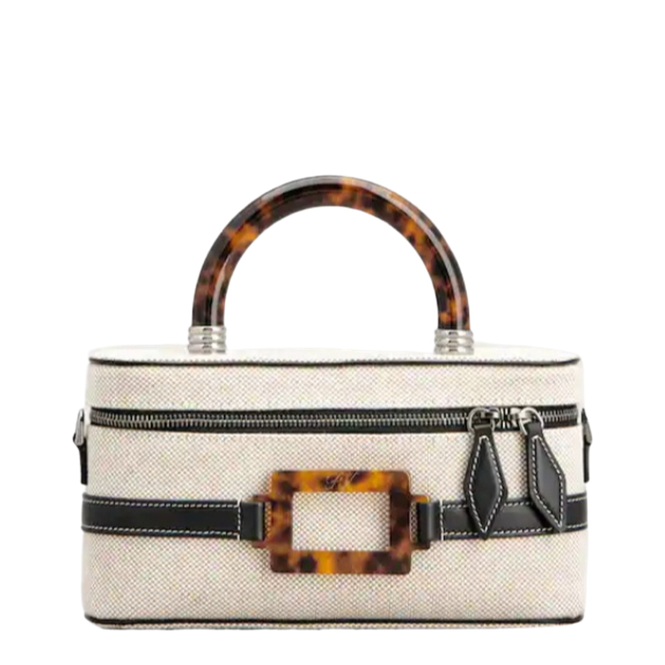 Vanity Belle Vivier Mini Bag Canvas - Image 1