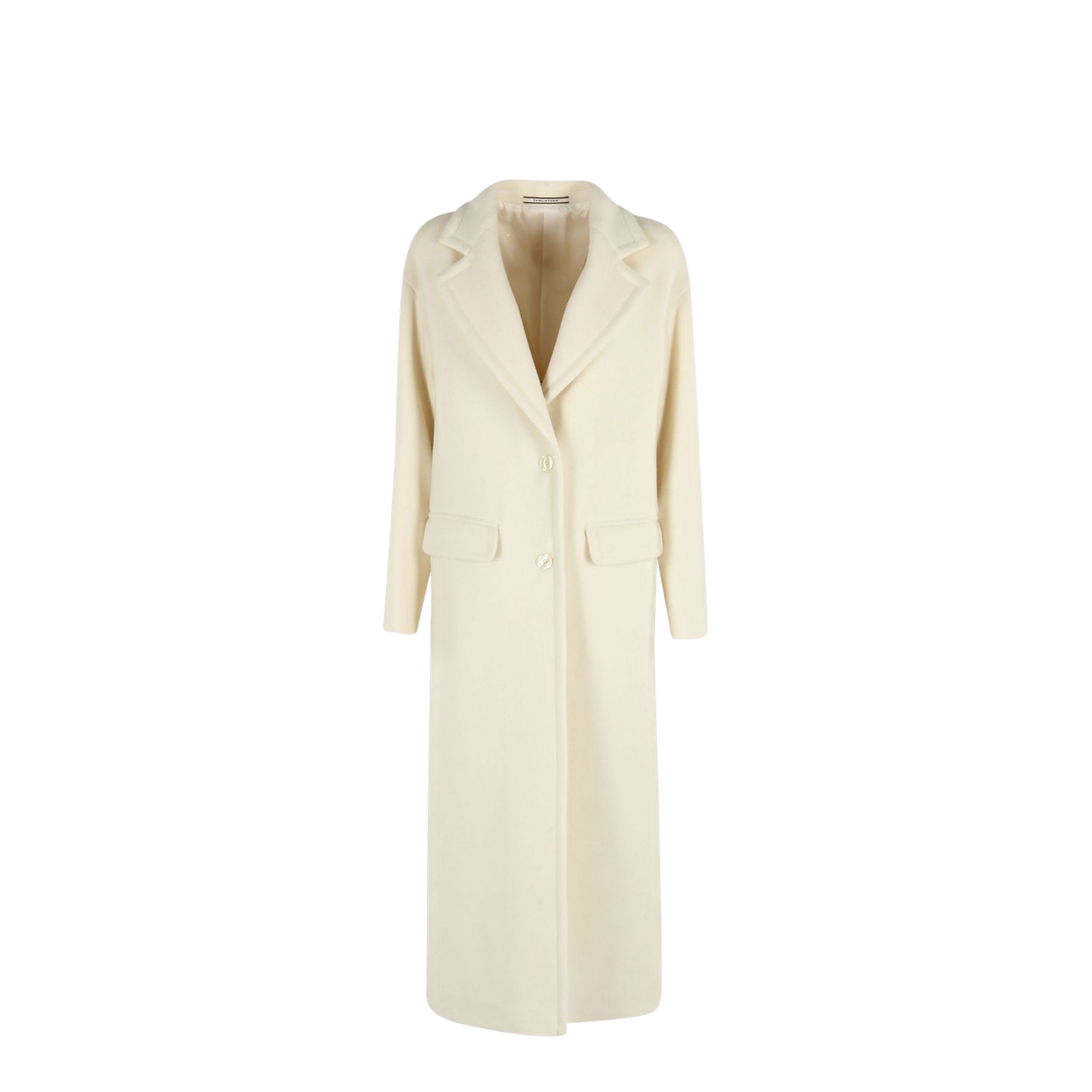 Wool Single-Breasted Coat - Image 1