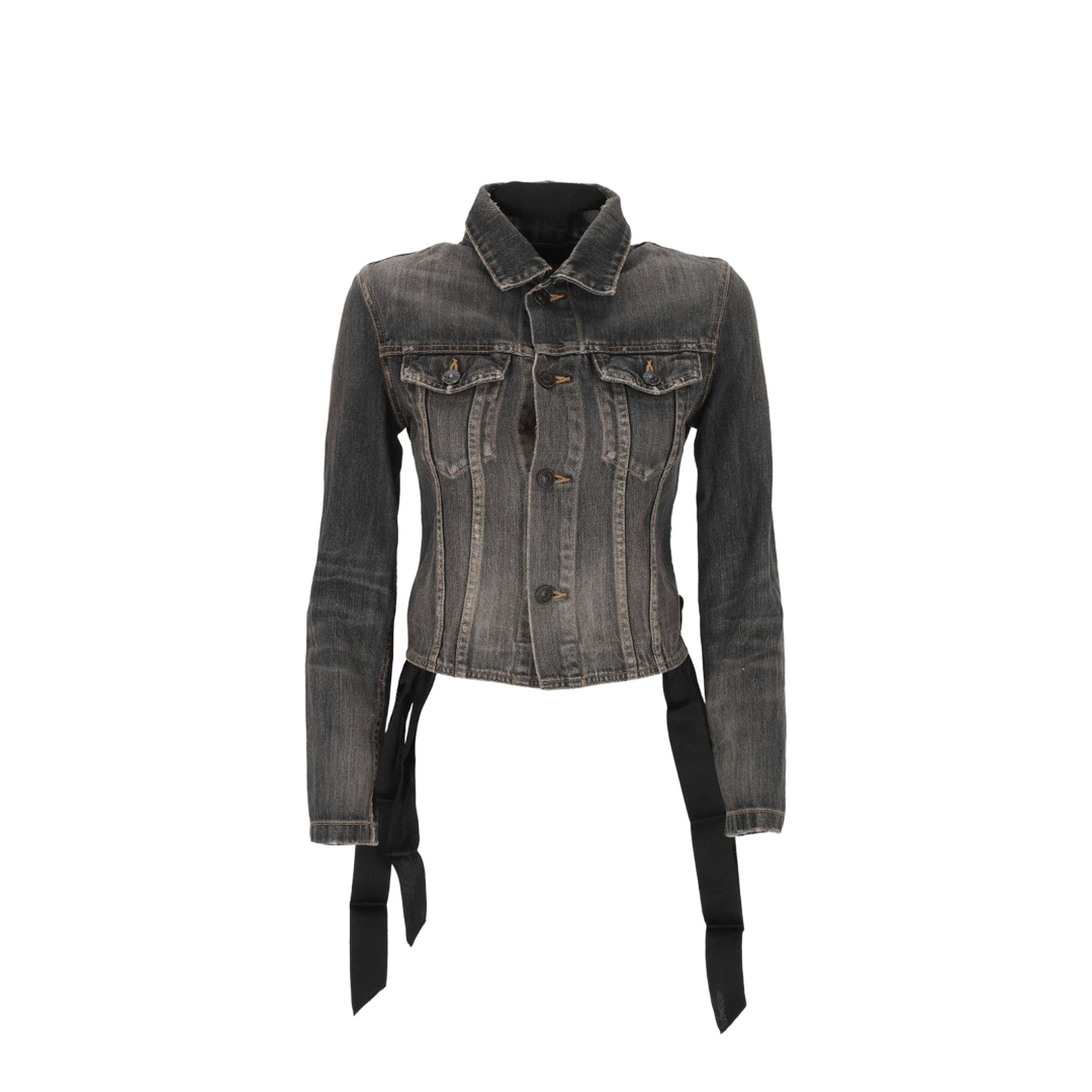 Dark Gray Lace Jacket - Image 1