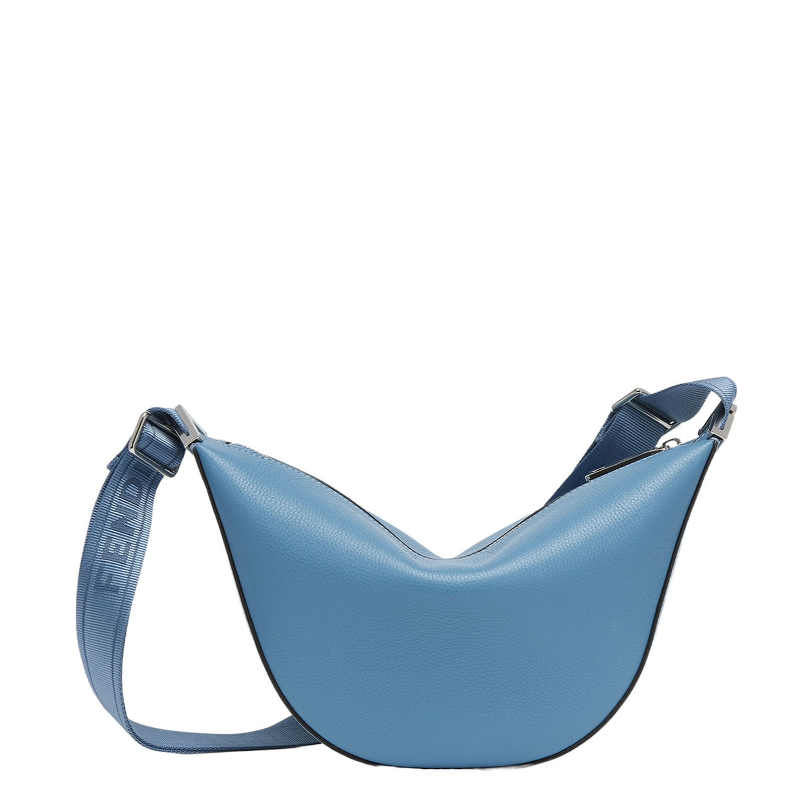 Fendi Roma Leather Fendi Melon Small
Blue Leather Bag - Image 1