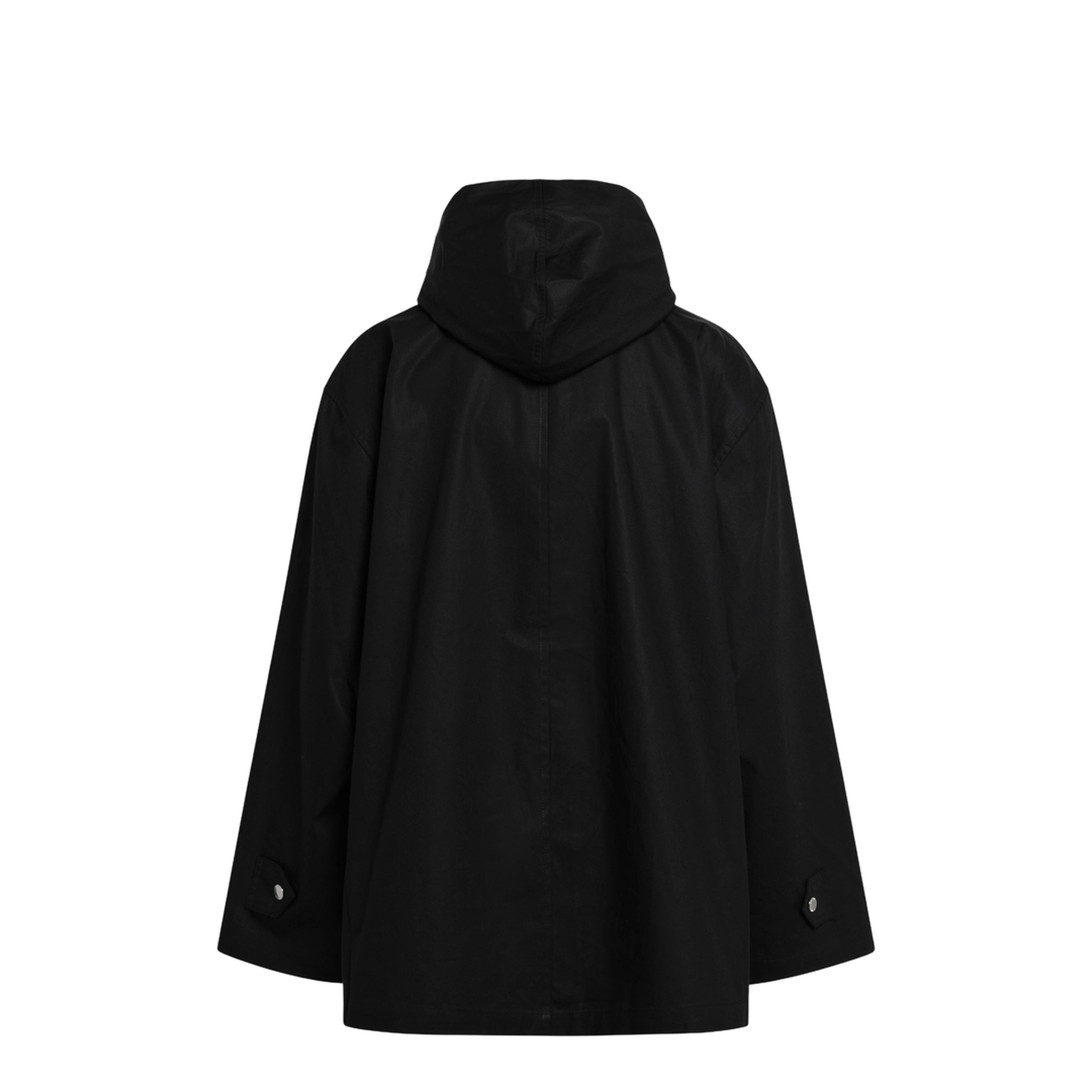 Jacket with Black Organic Cotton Scarf - Image 2