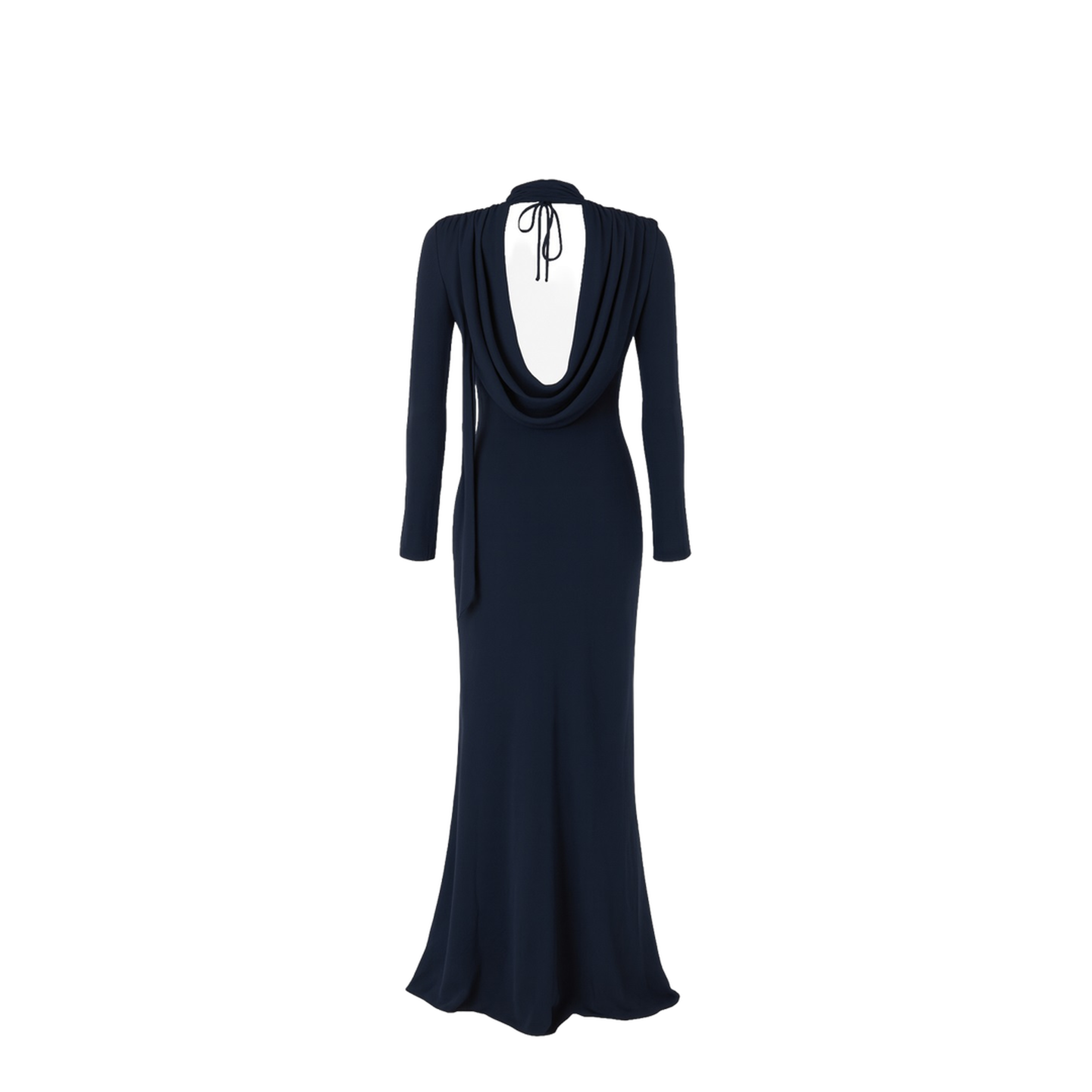 Long Draped Dress - Image 3
