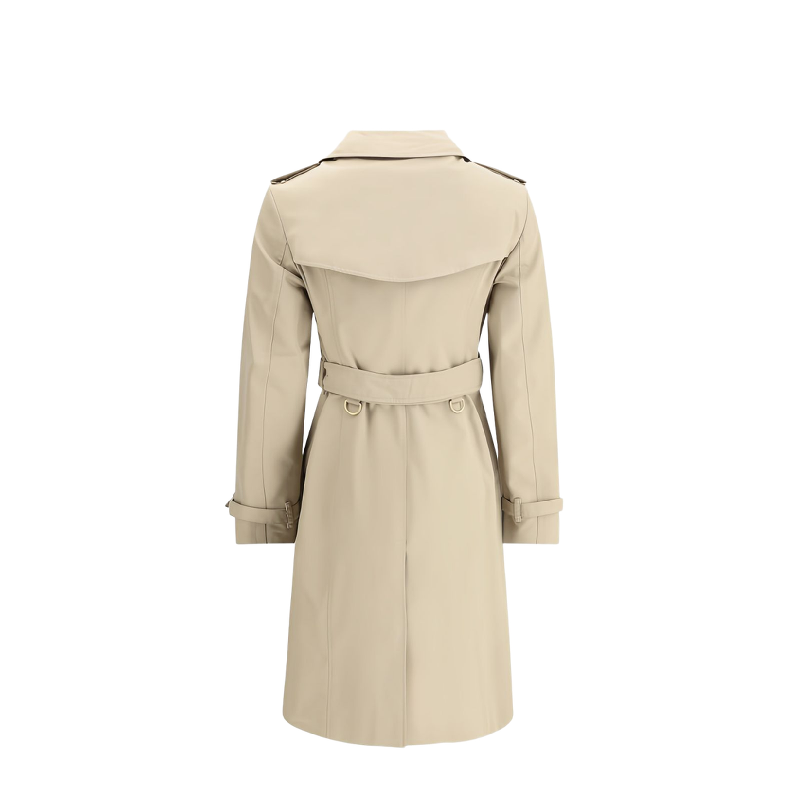 Chelsea Cotton Trench Coat - Beige - Image 7