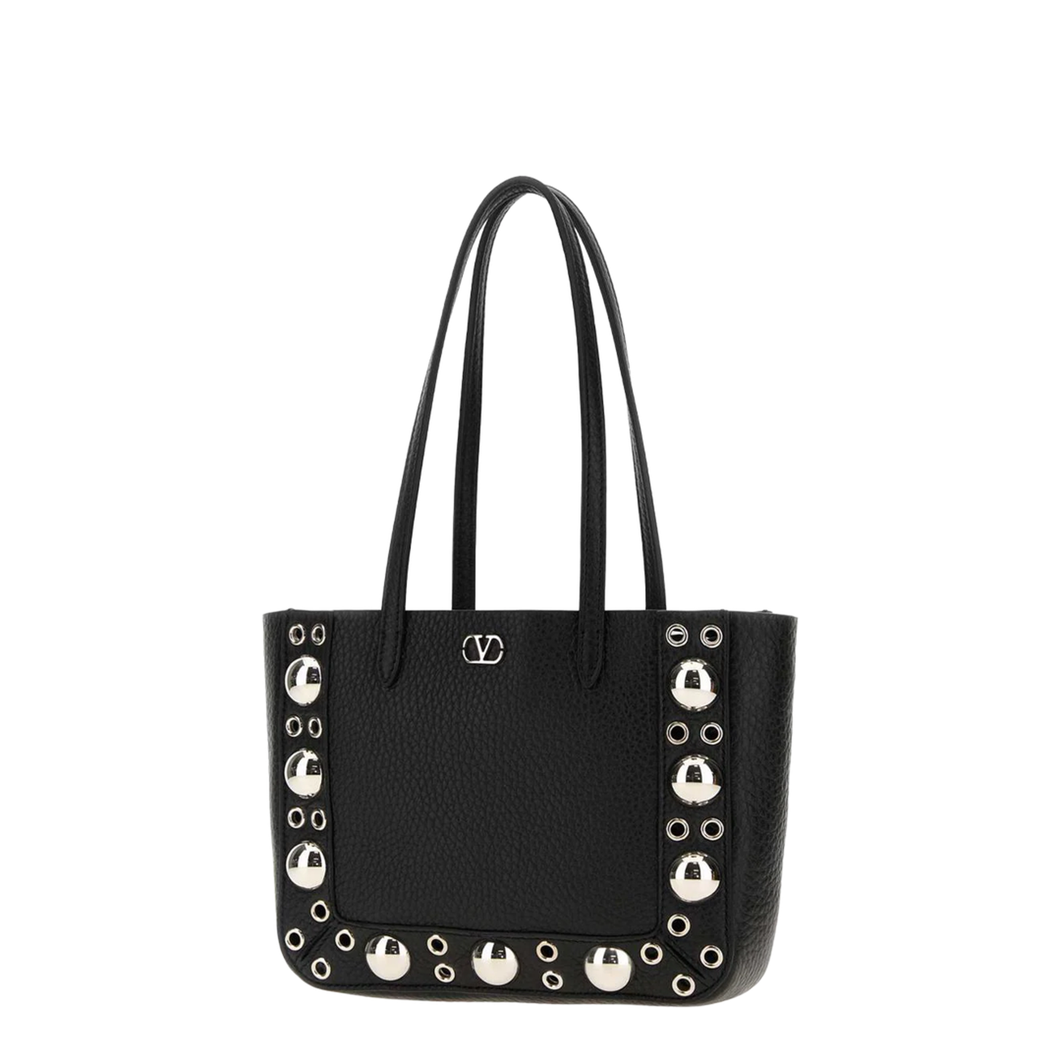 Black Leather Handbag - Image 2