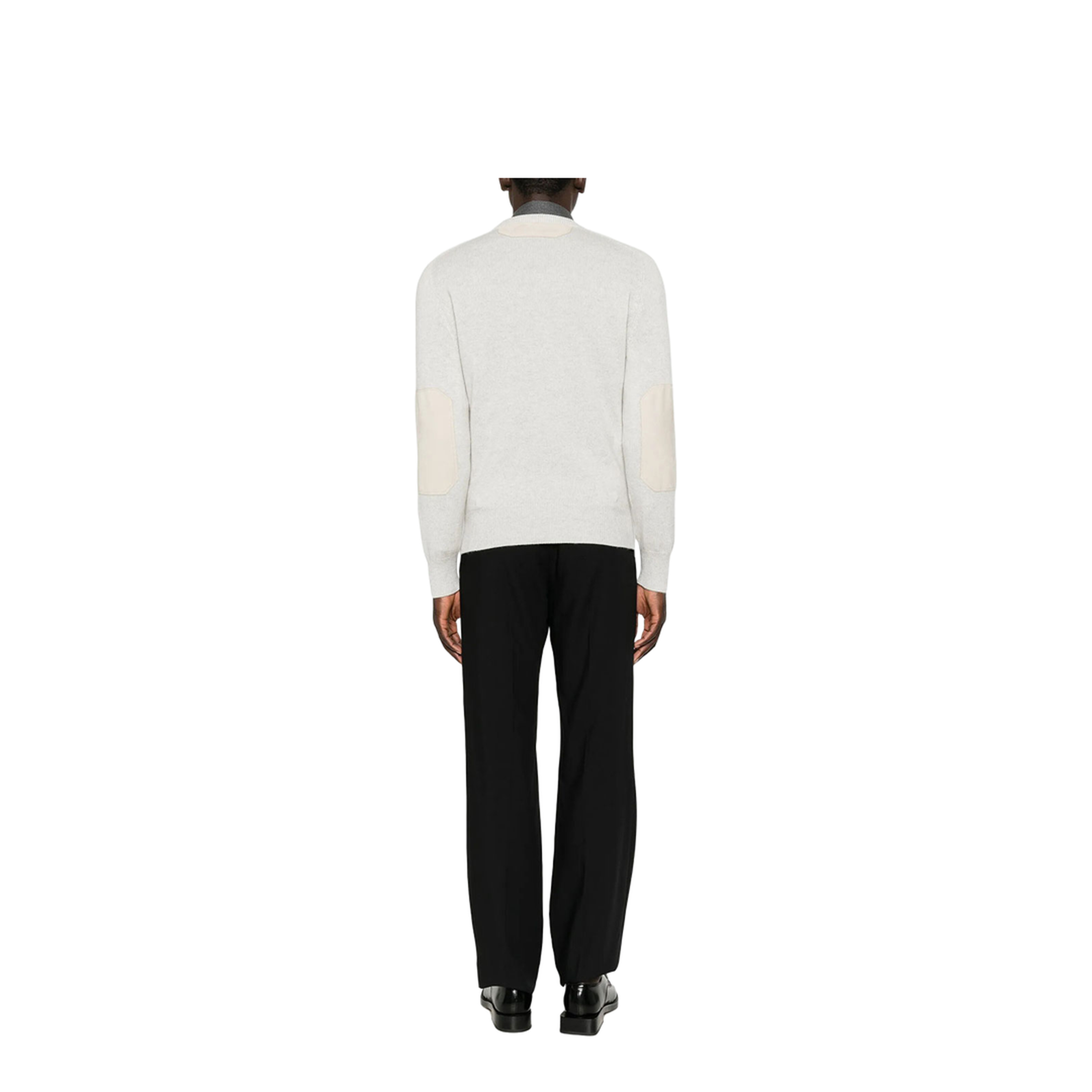 Cashmere Pullover with Patch - Image 3