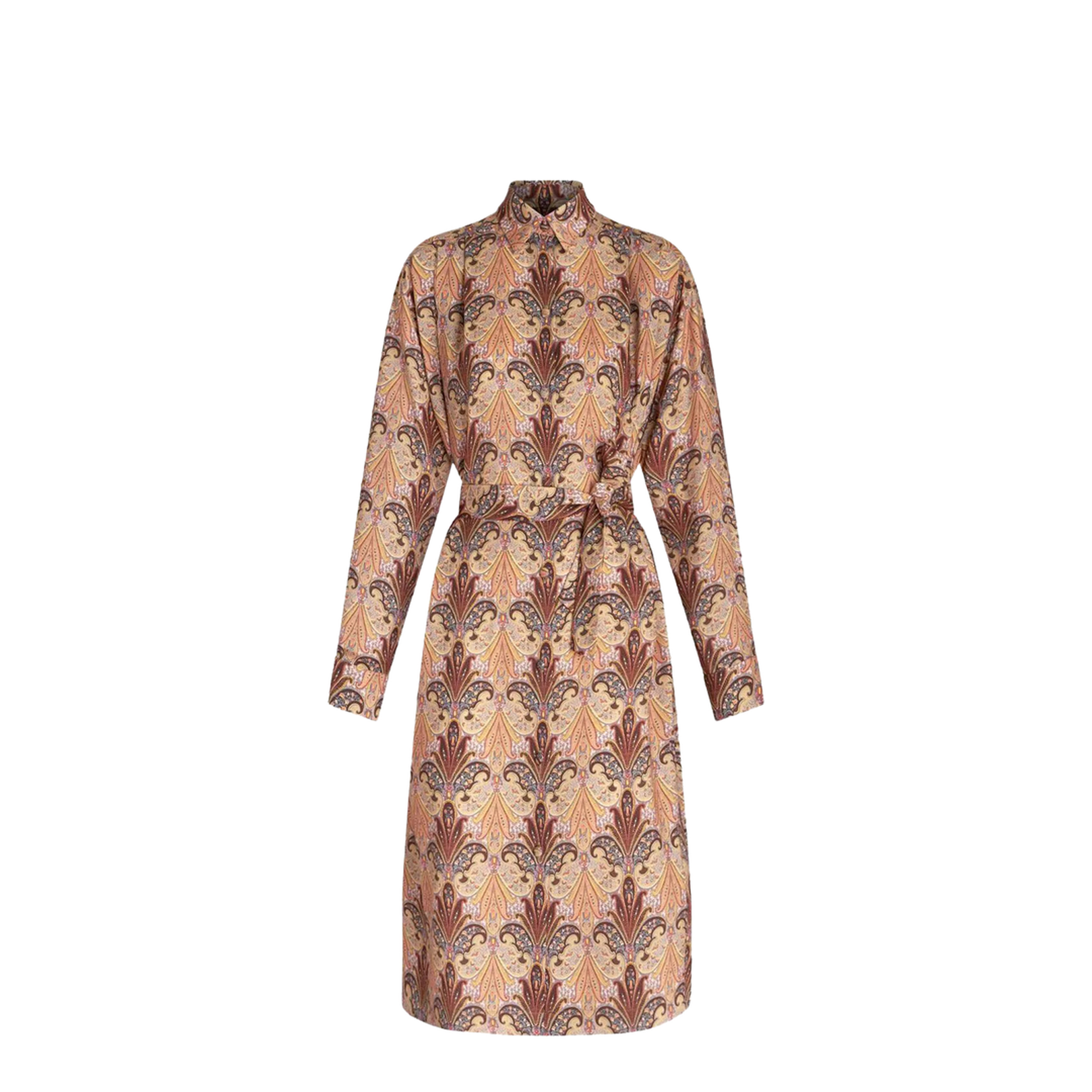 Printed Shirt Dress - Image 2