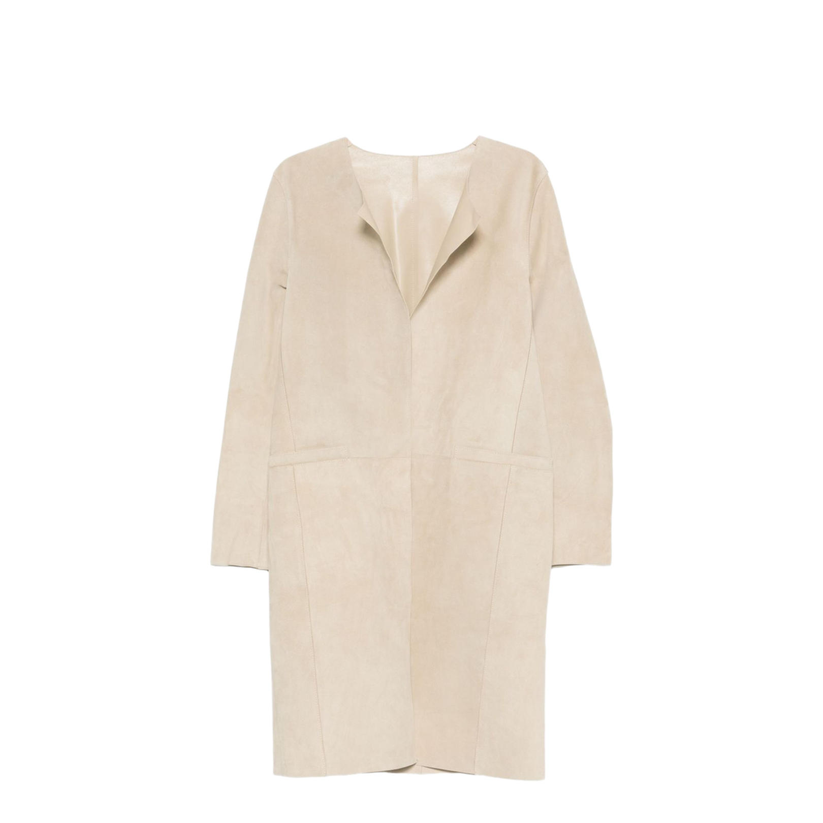 Suede Leather Coat - Image 1