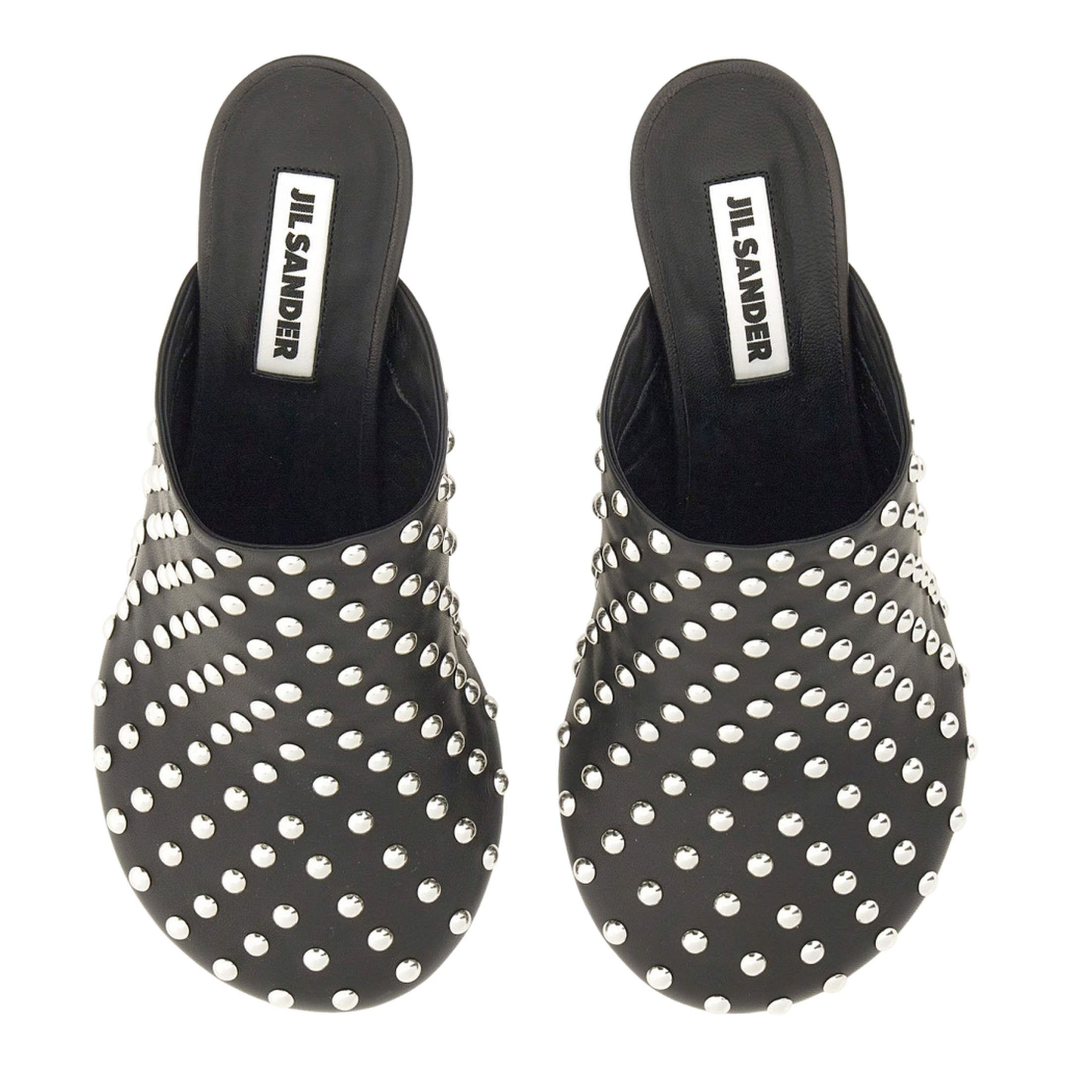 Nappa Leather Mules with Studs - Image 6