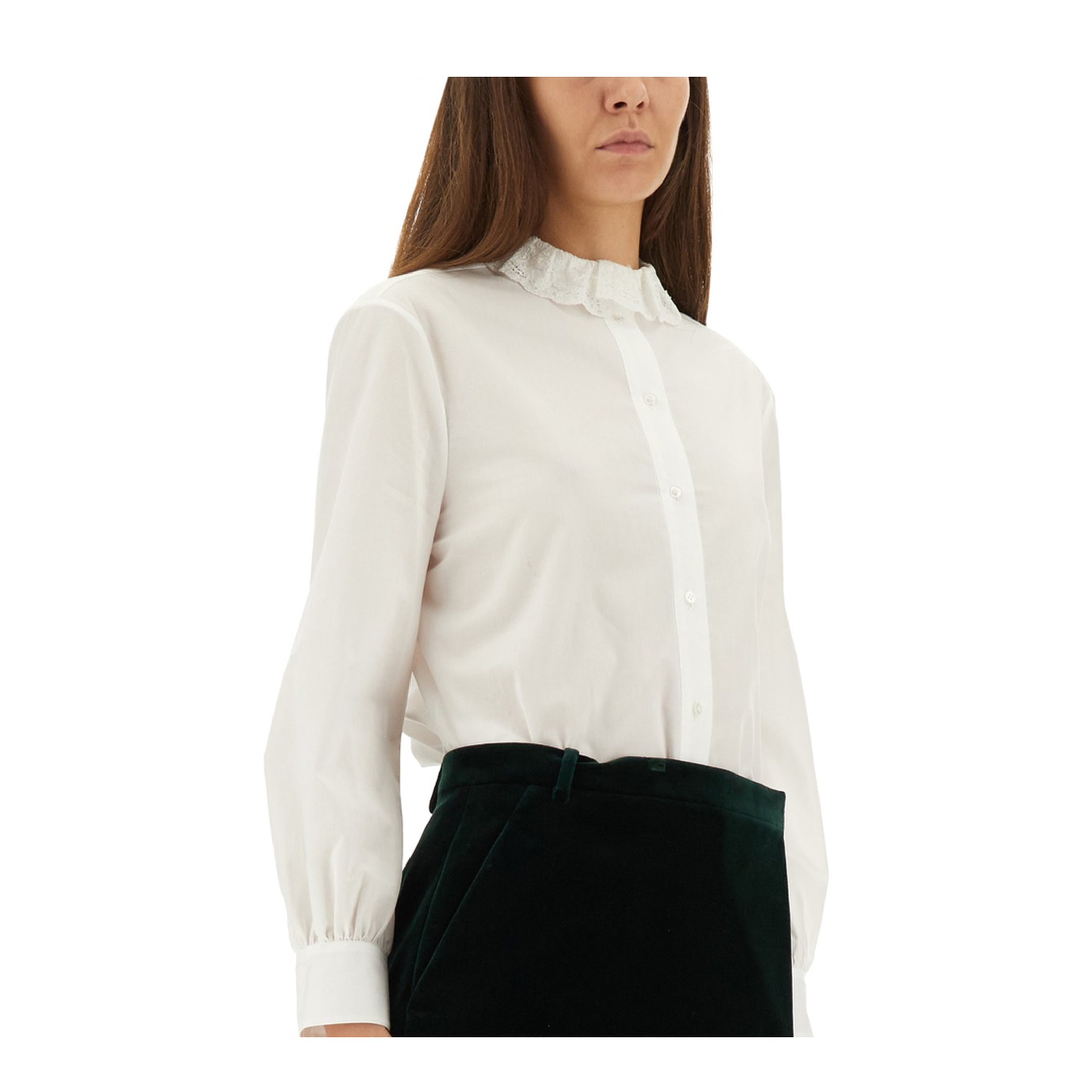 Crumpled Poplin Blouse - Image 4
