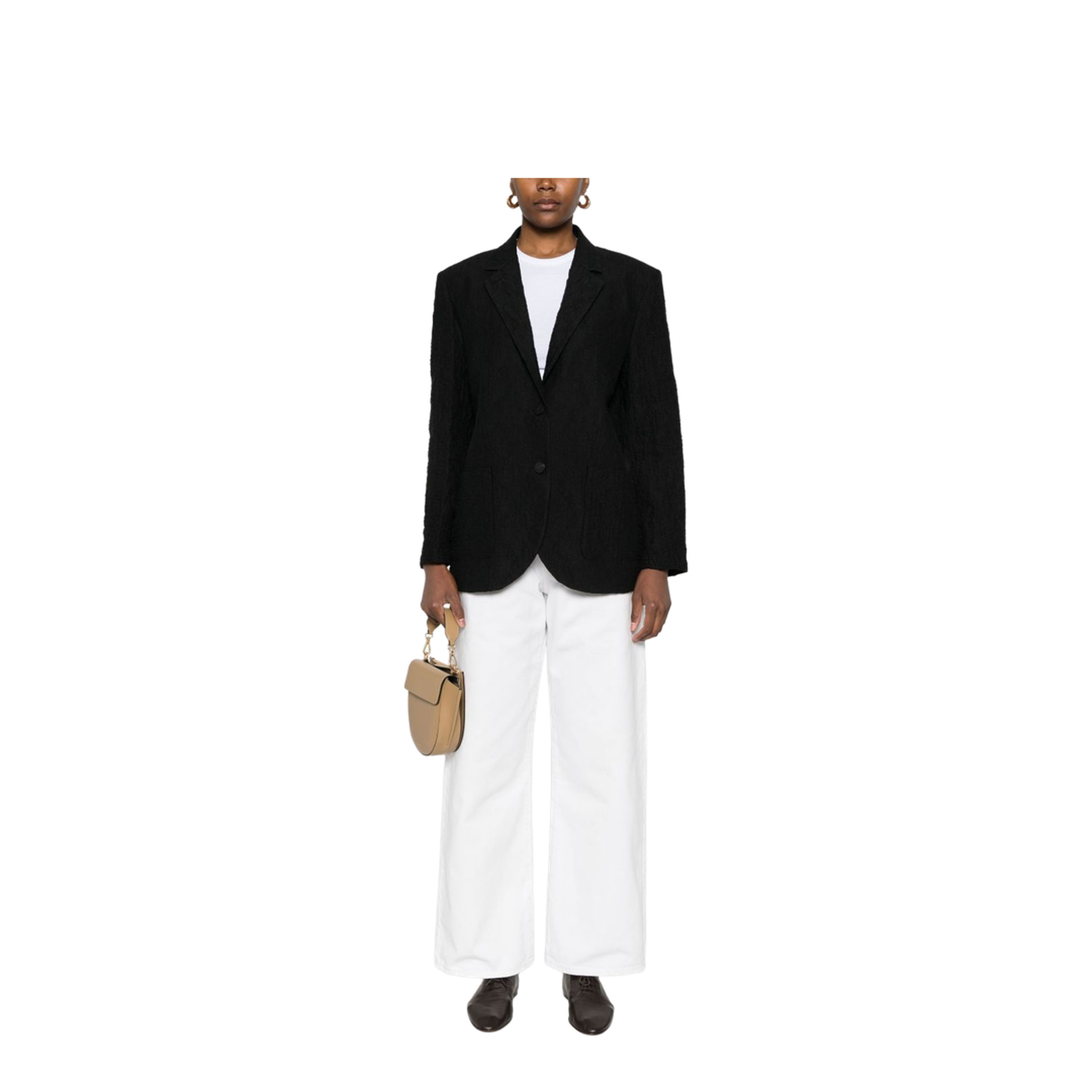 Cotton Blend Blazer Jacket - Image 2