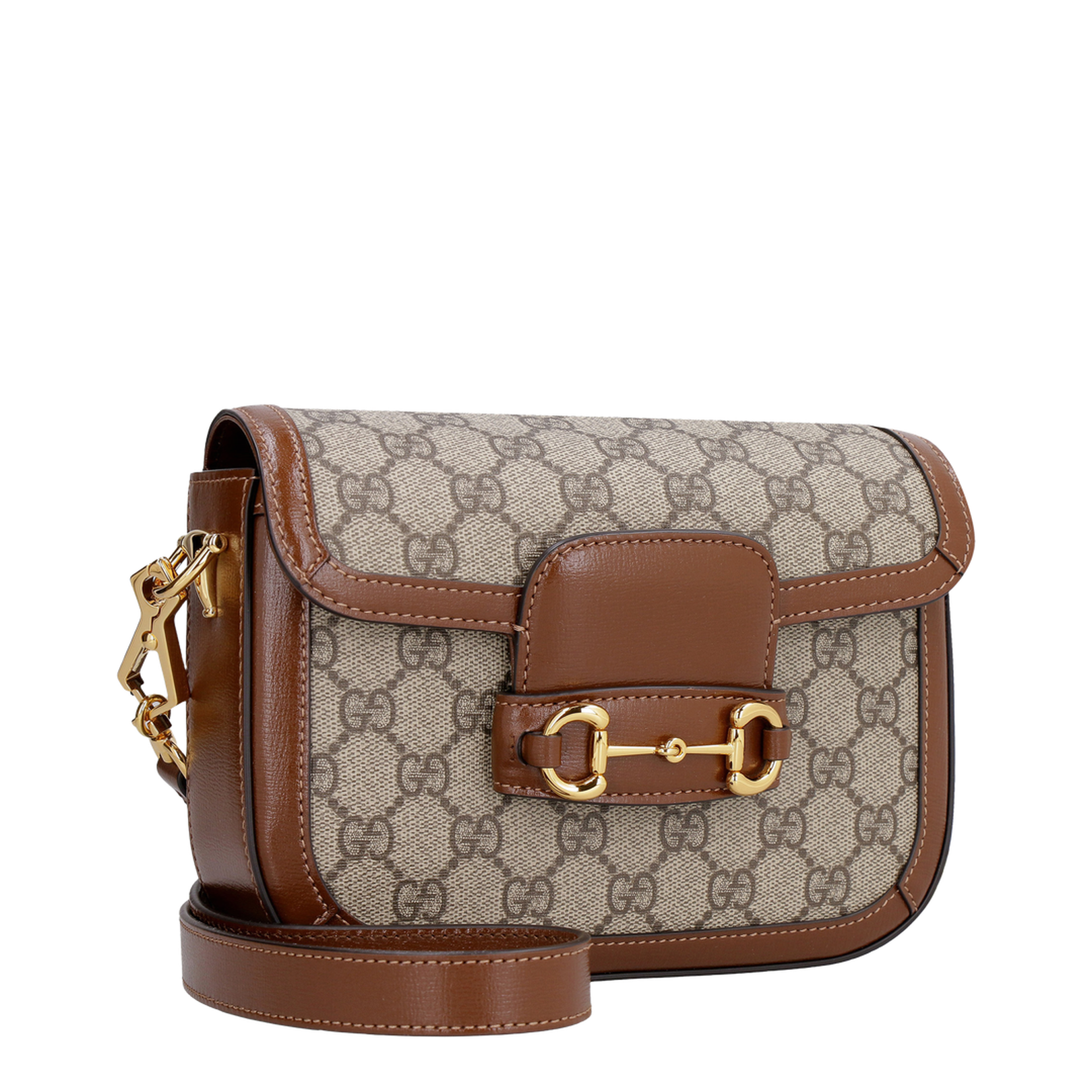 Horsebit 1955 Small Leather Shoulder Bag - Brown - Image 4