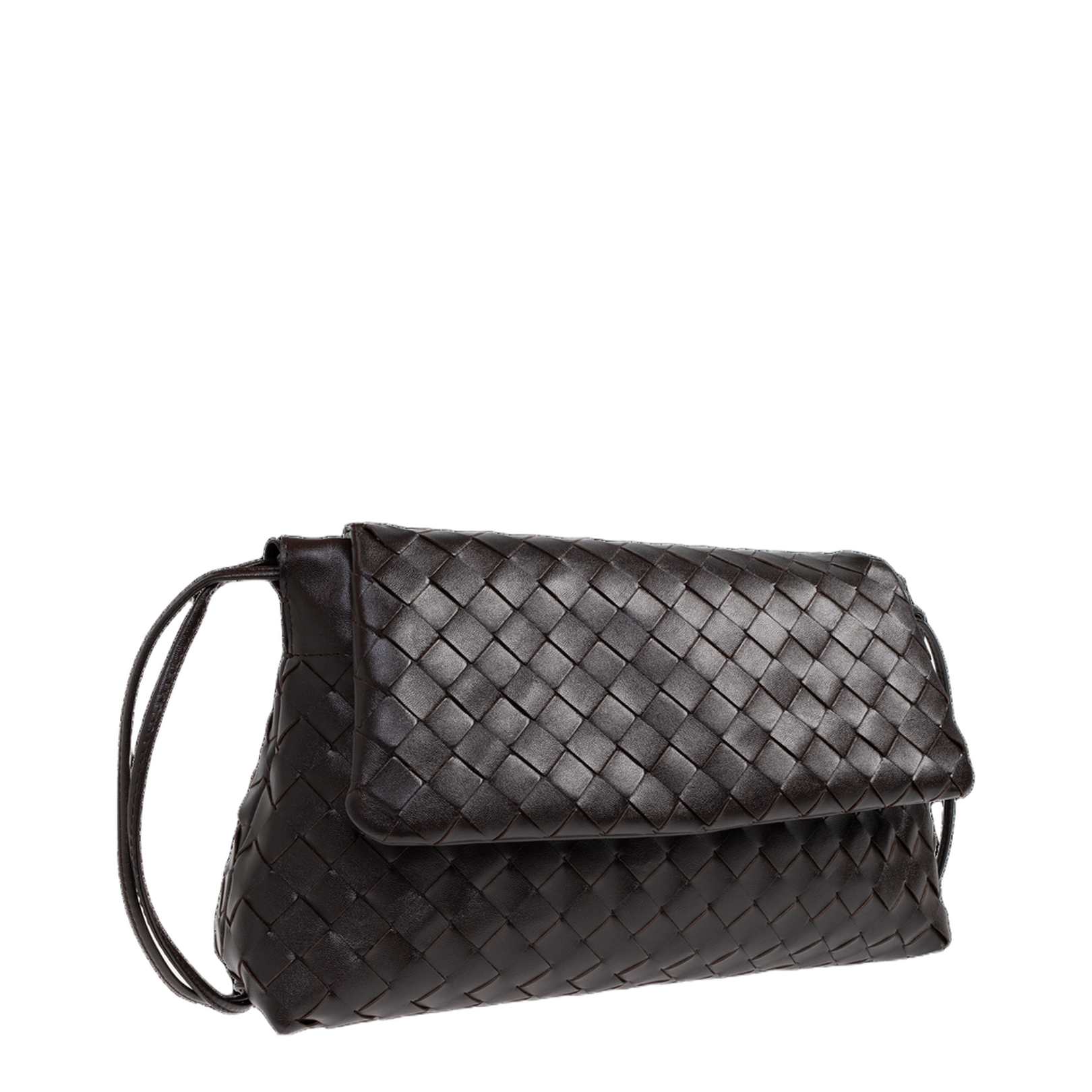 Dustbag Clutch Leather Brown - Image 4