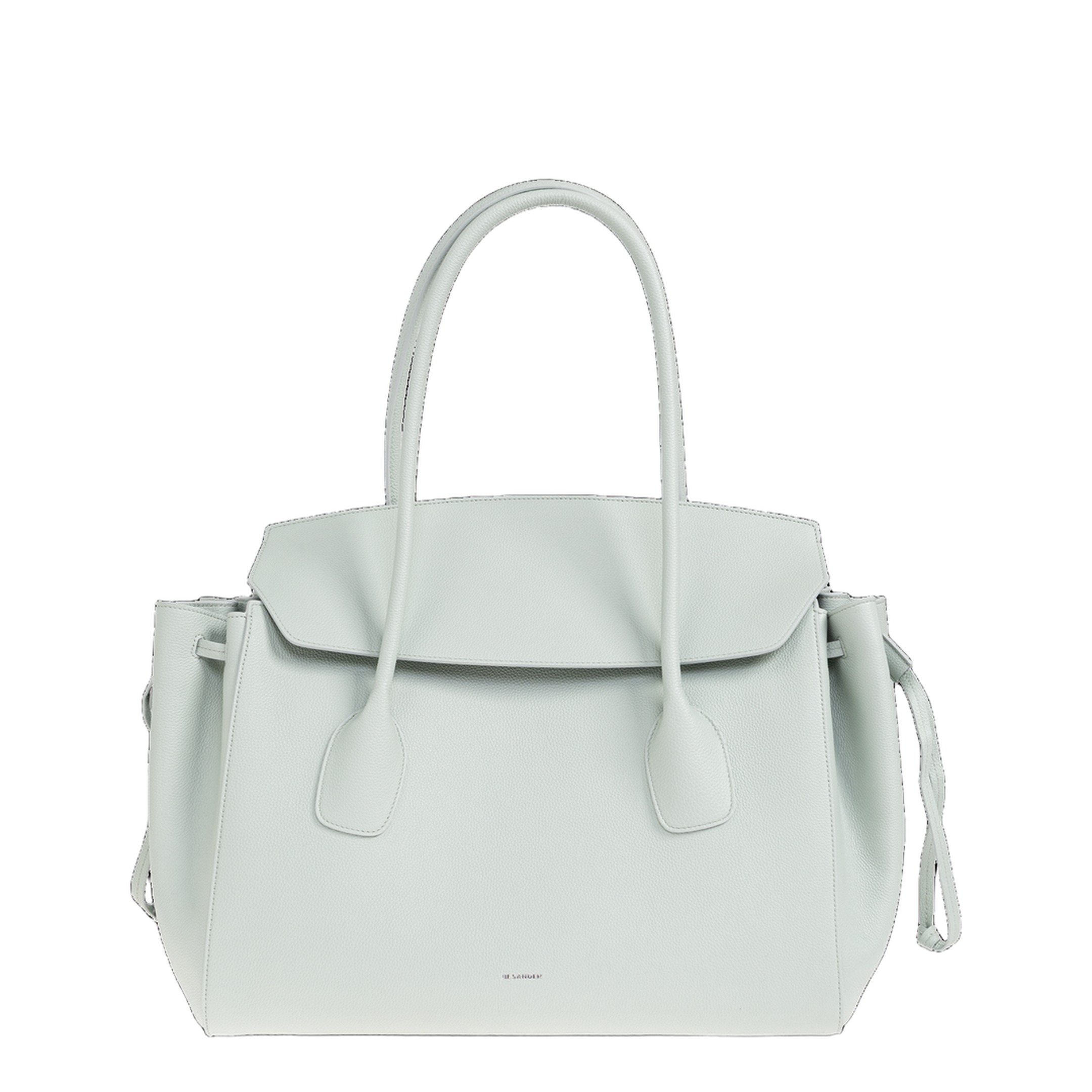 Voyage Medium Calf Leather Shopper Bag - Quarry - Image 1