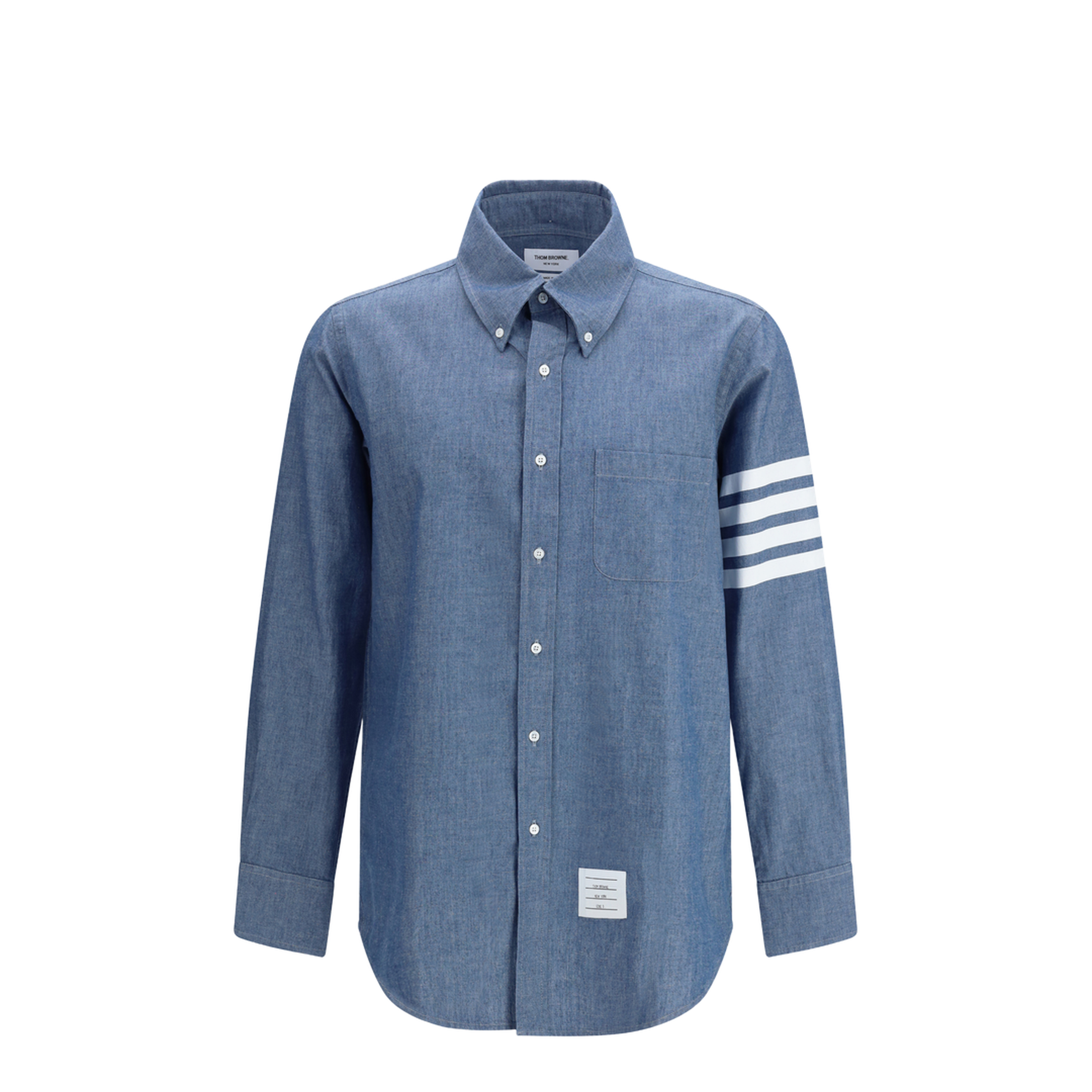 Denim Shirt with Logo - Image 1