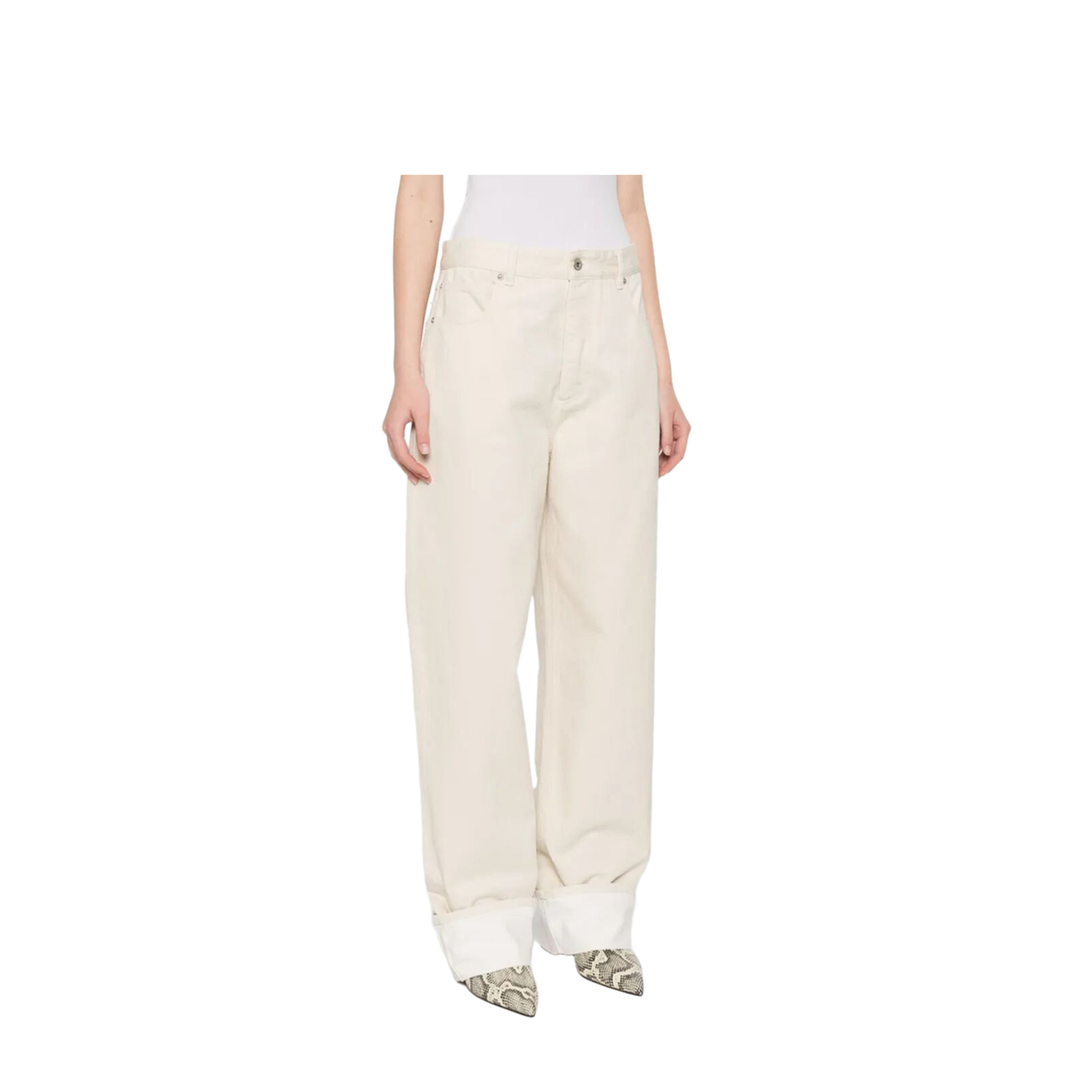 Back Print Straight Leg Jeans - Image 3