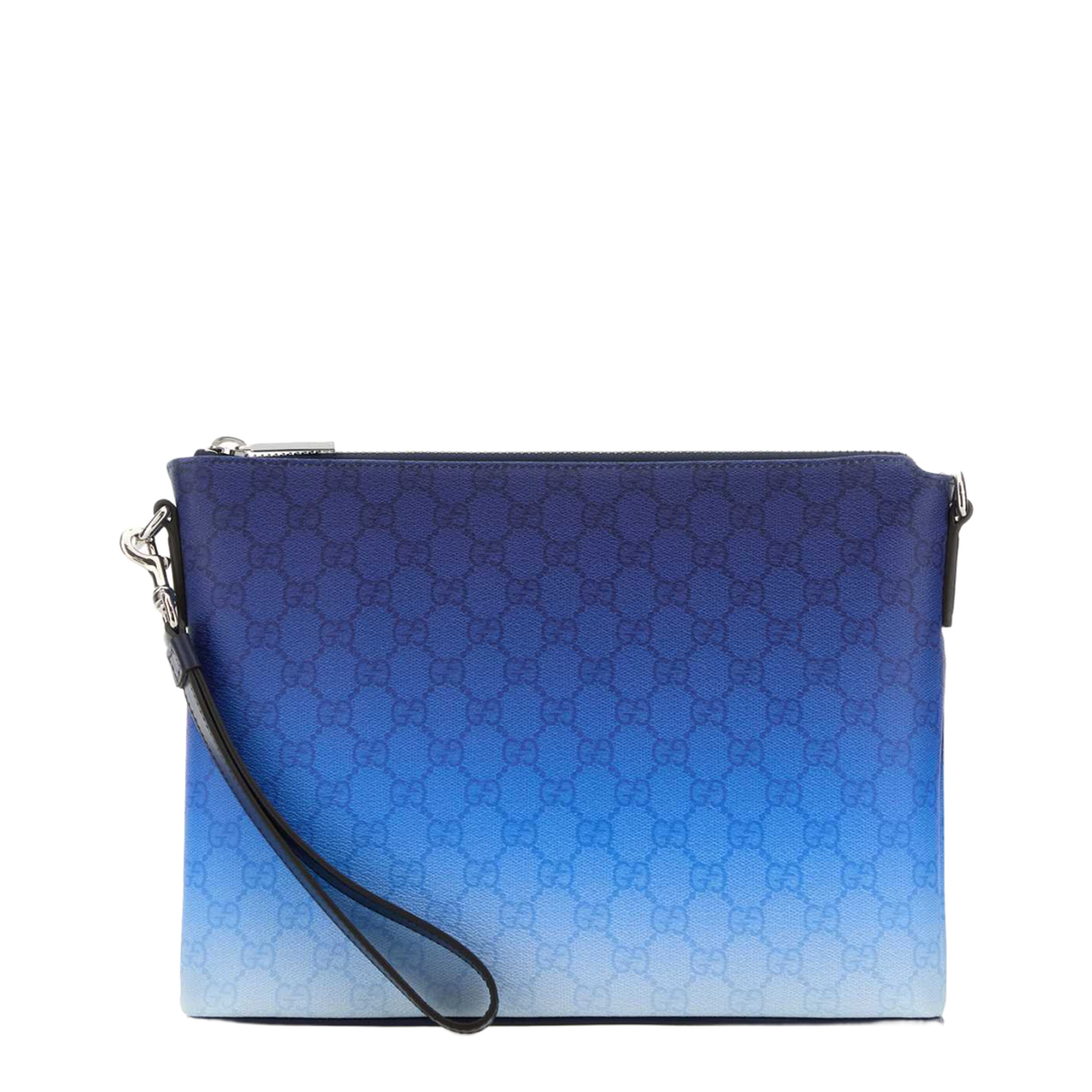 Chroma Small Pouch Leather Blue - Image 1