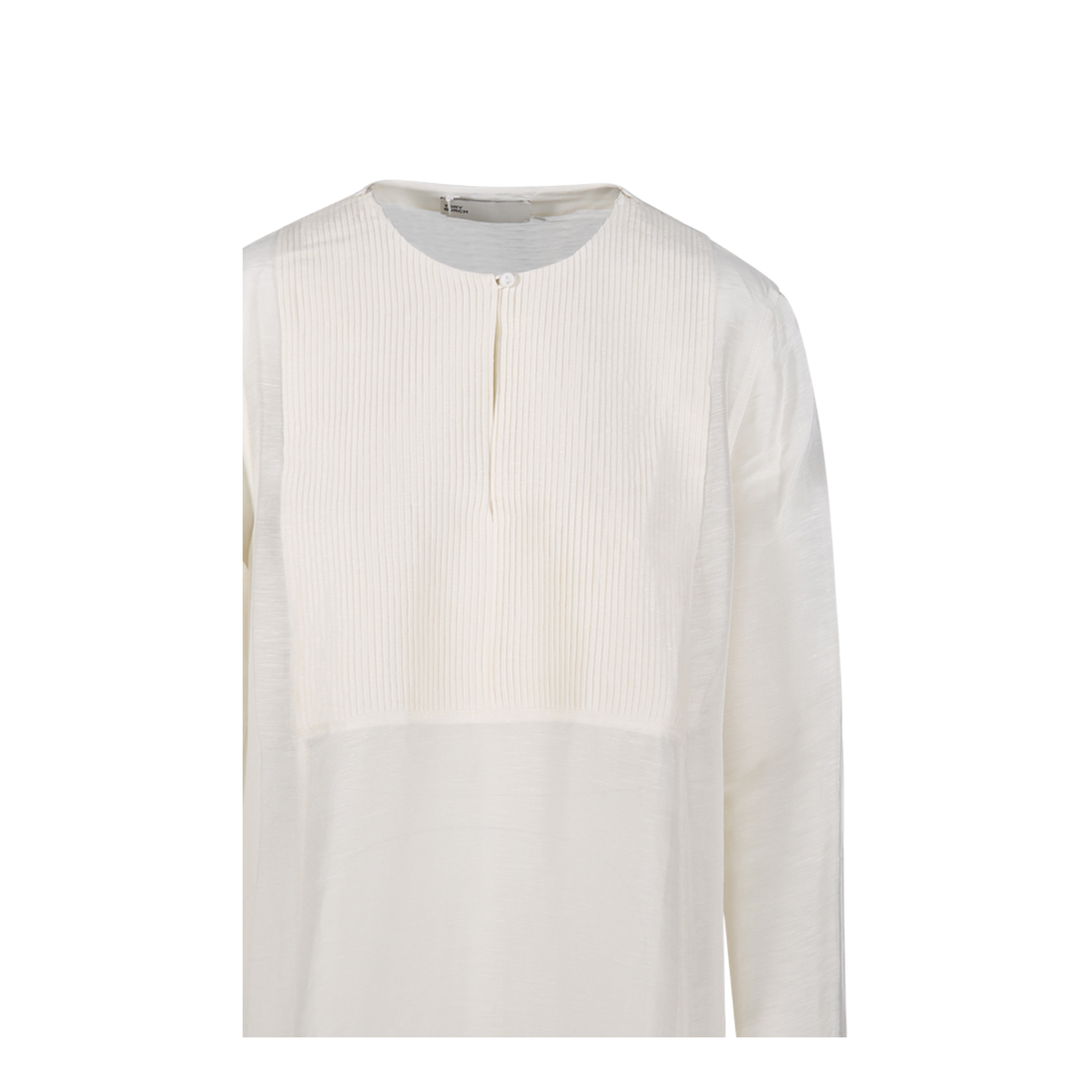 Ivory Linen Blend Caftan - Image 4