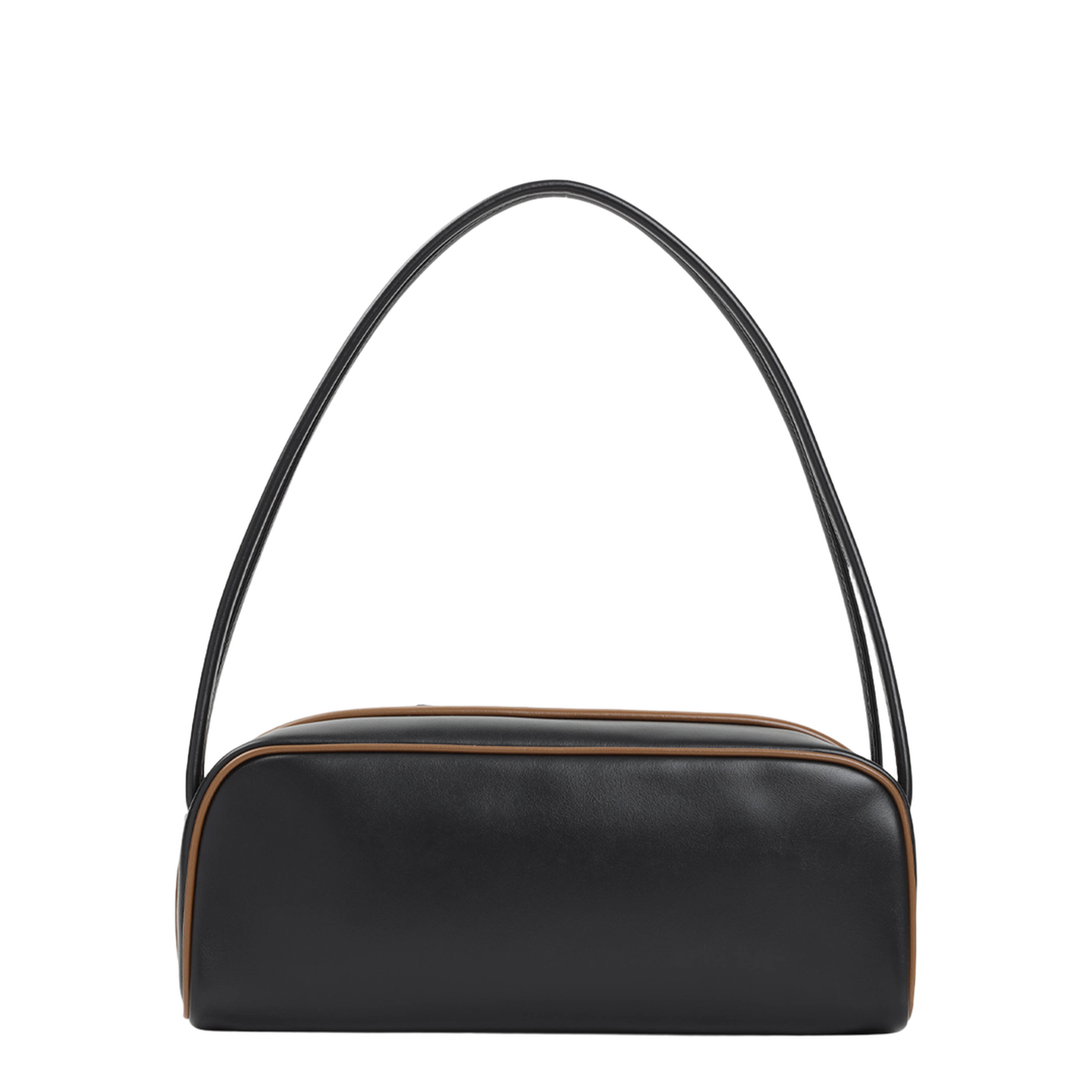 Calfskin Shoulder Bag - Black - Image 2