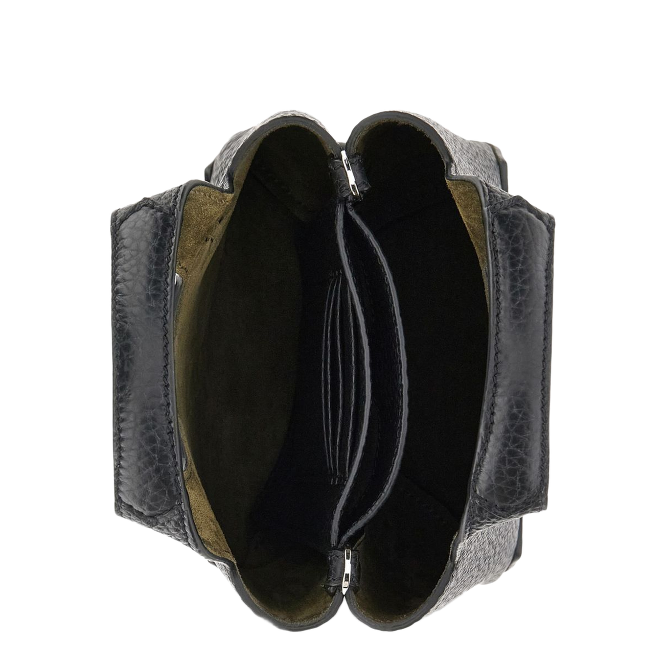 H01R Mini Calfskin Shopping Tote - Black - Image 5