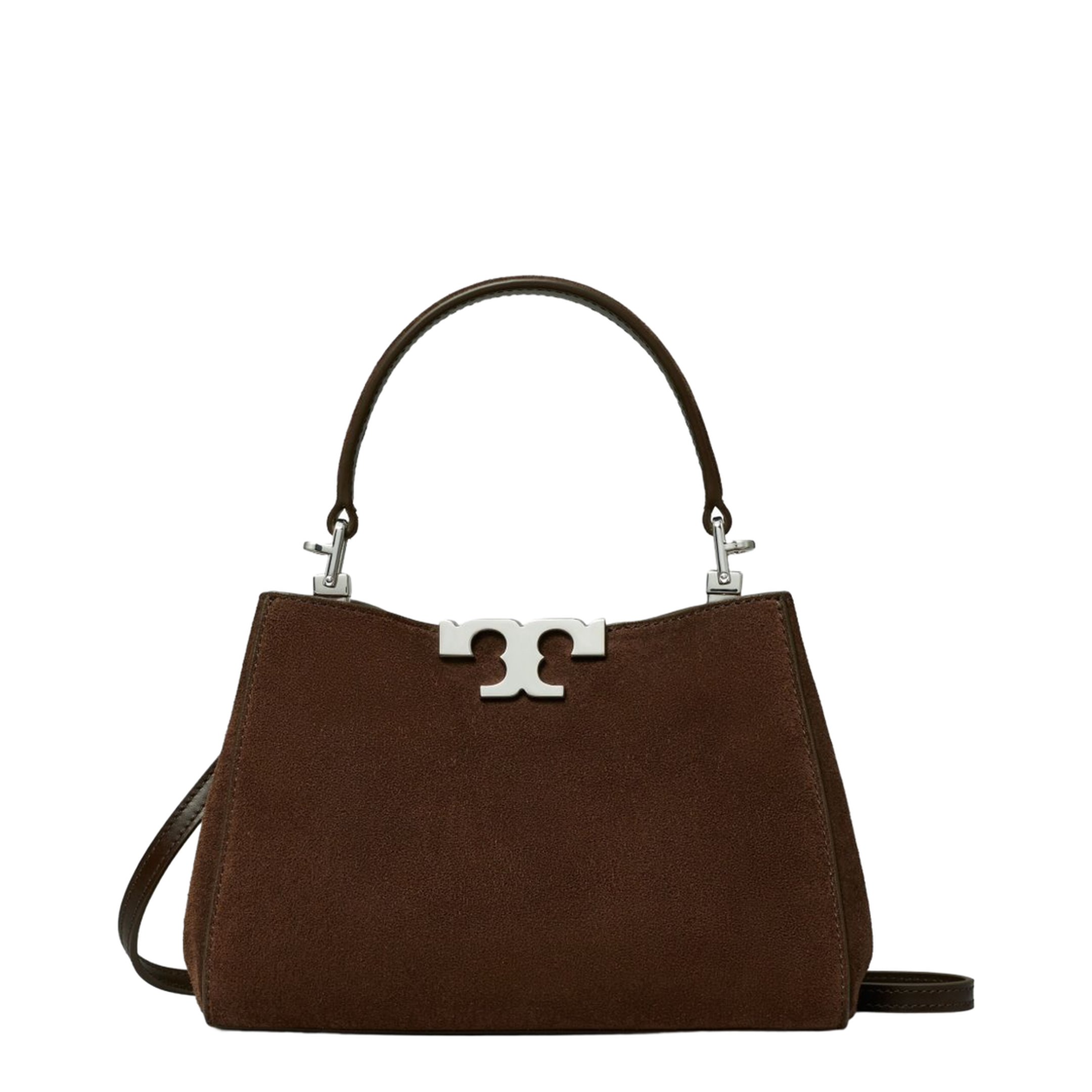 Eleanor Mini Suede Satchel - Caramel - Image 1