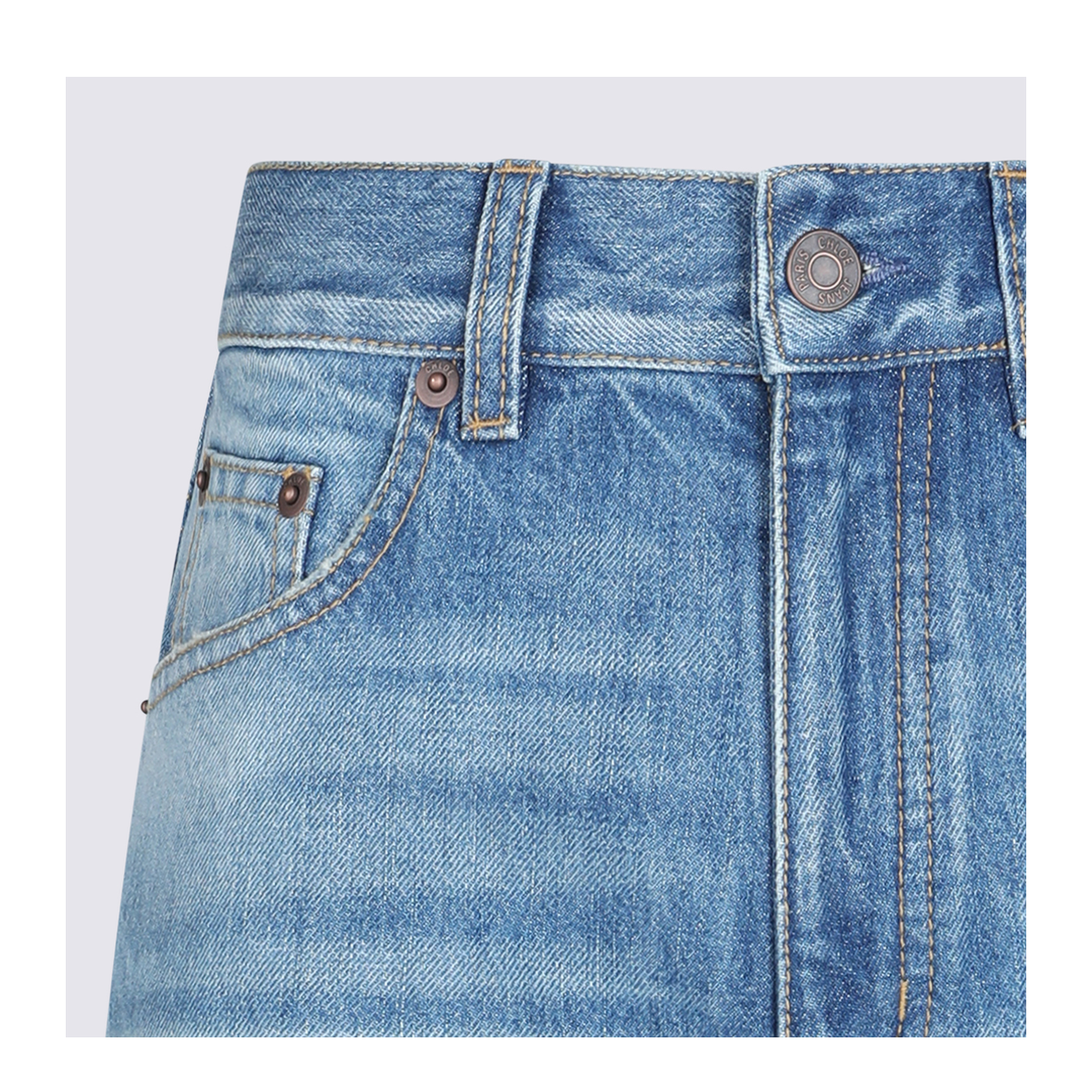 High-waisted shorts jeans - Image 5