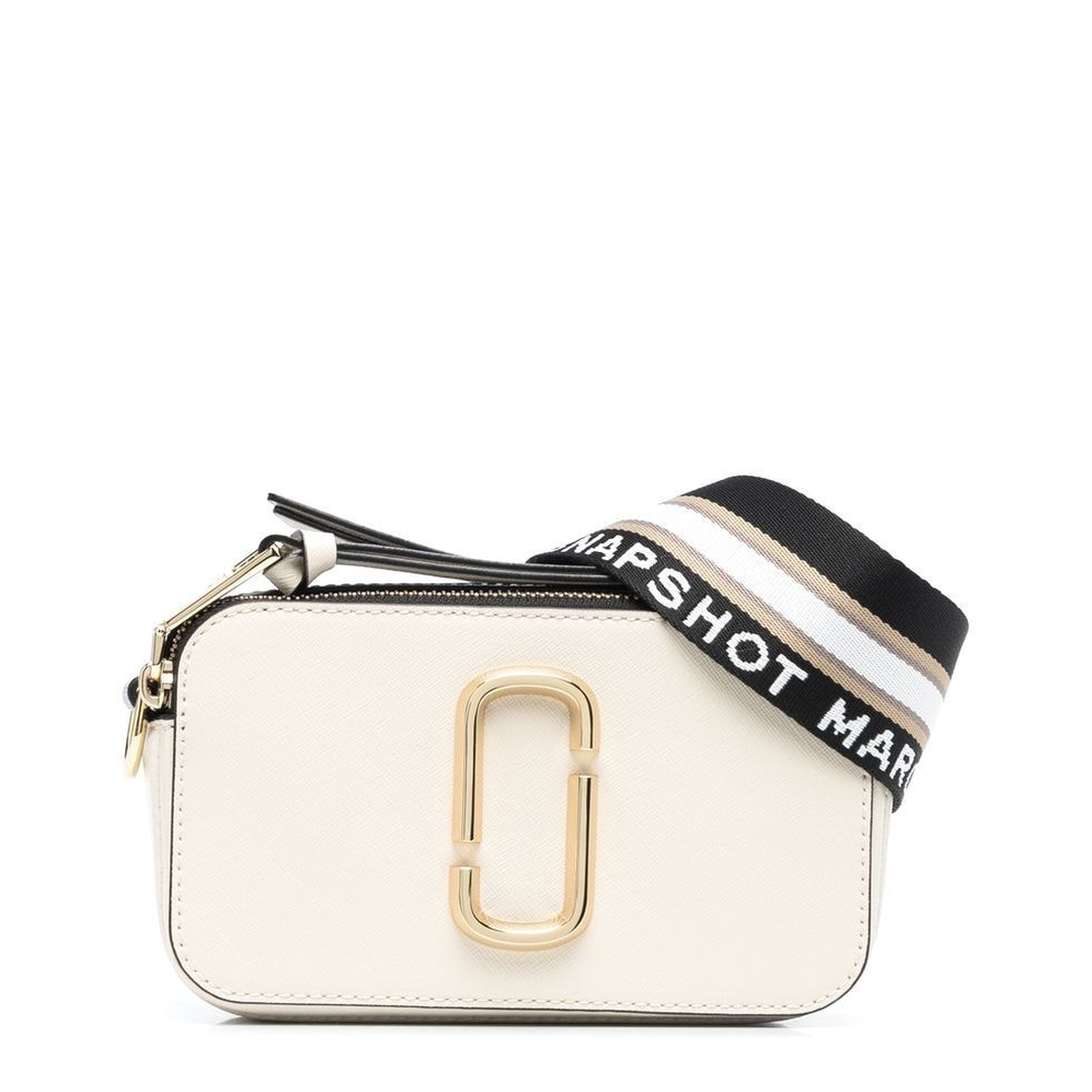 The Snapshot Mini Saffiano Leather Camera Bag - New Cloud White Multi - Image 1