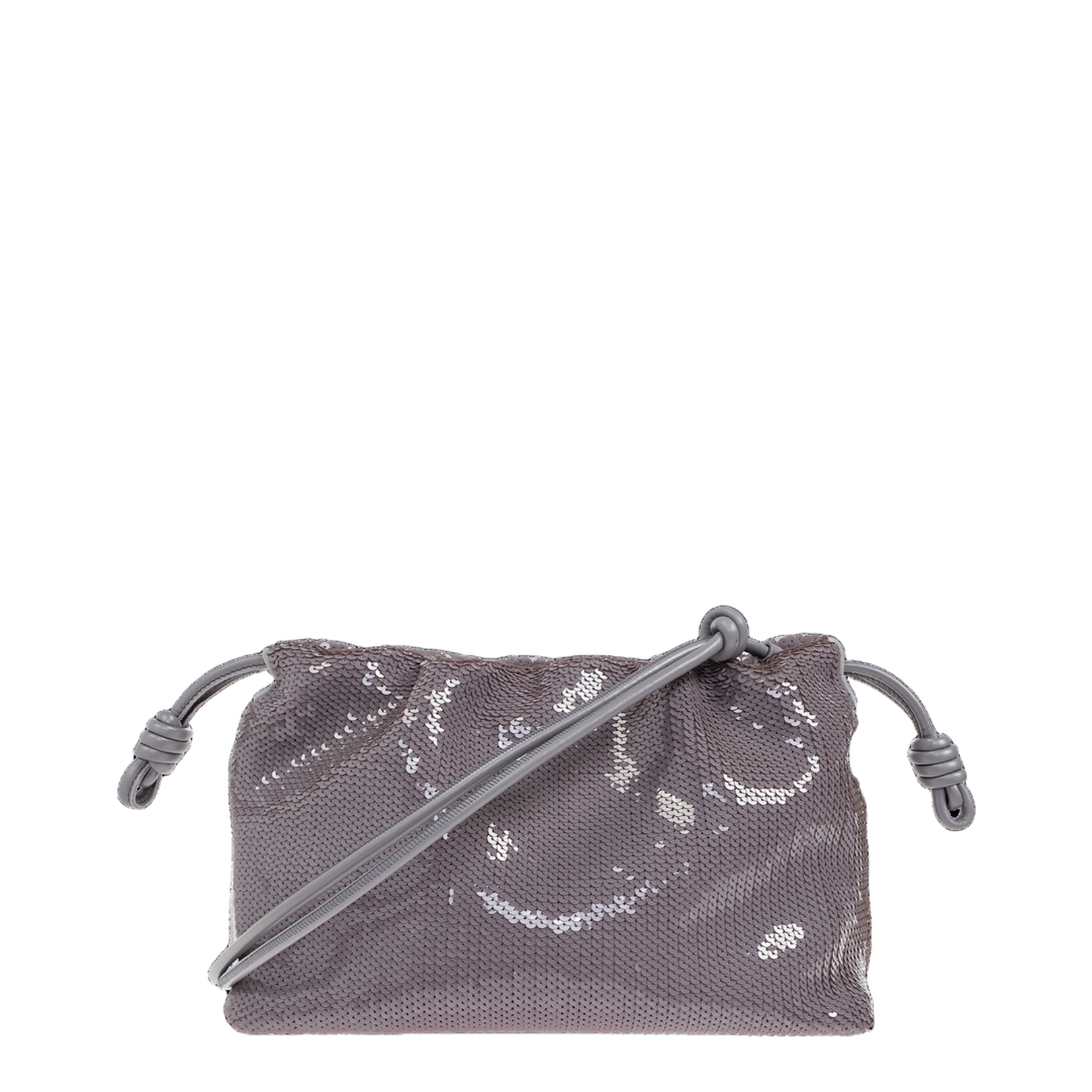 Flamenco Medium Calfskin Purse - Grey - Image 1
